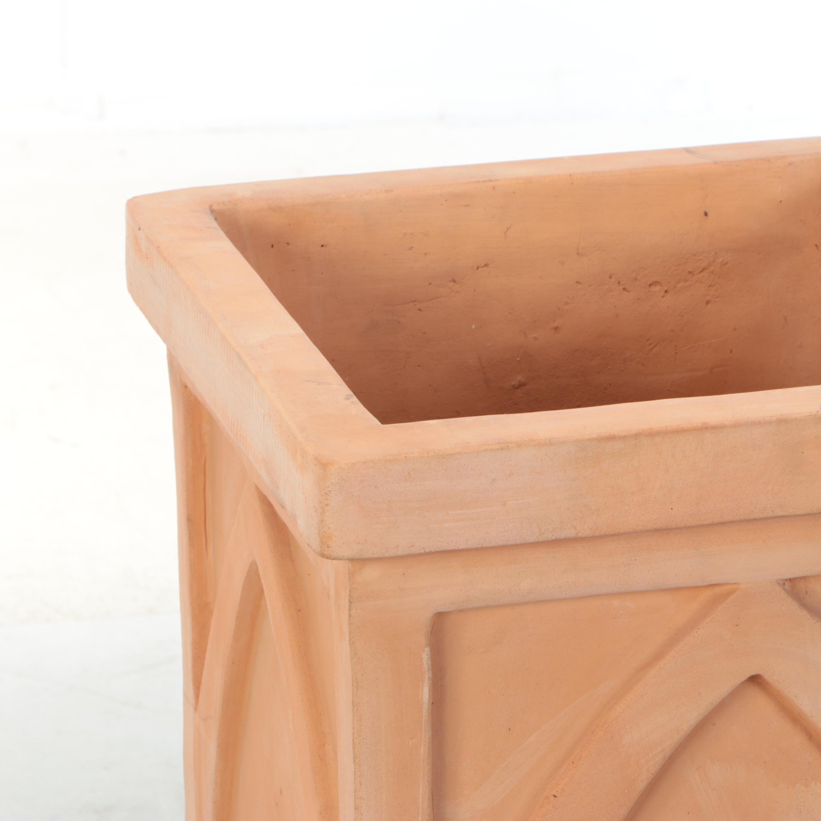 Terracotta Lancet Arch Garden Planter