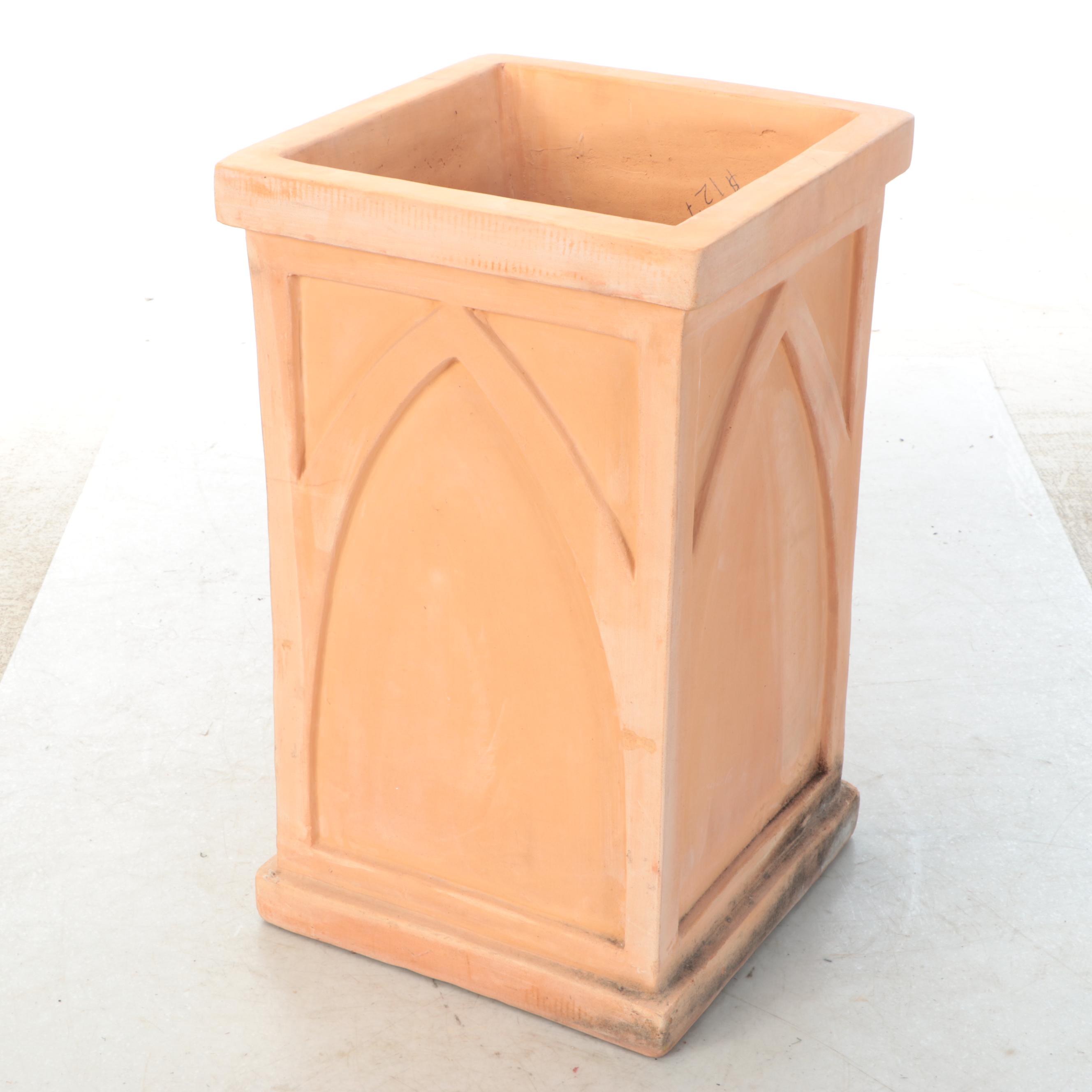 Terracotta Lancet Arch Garden Planter