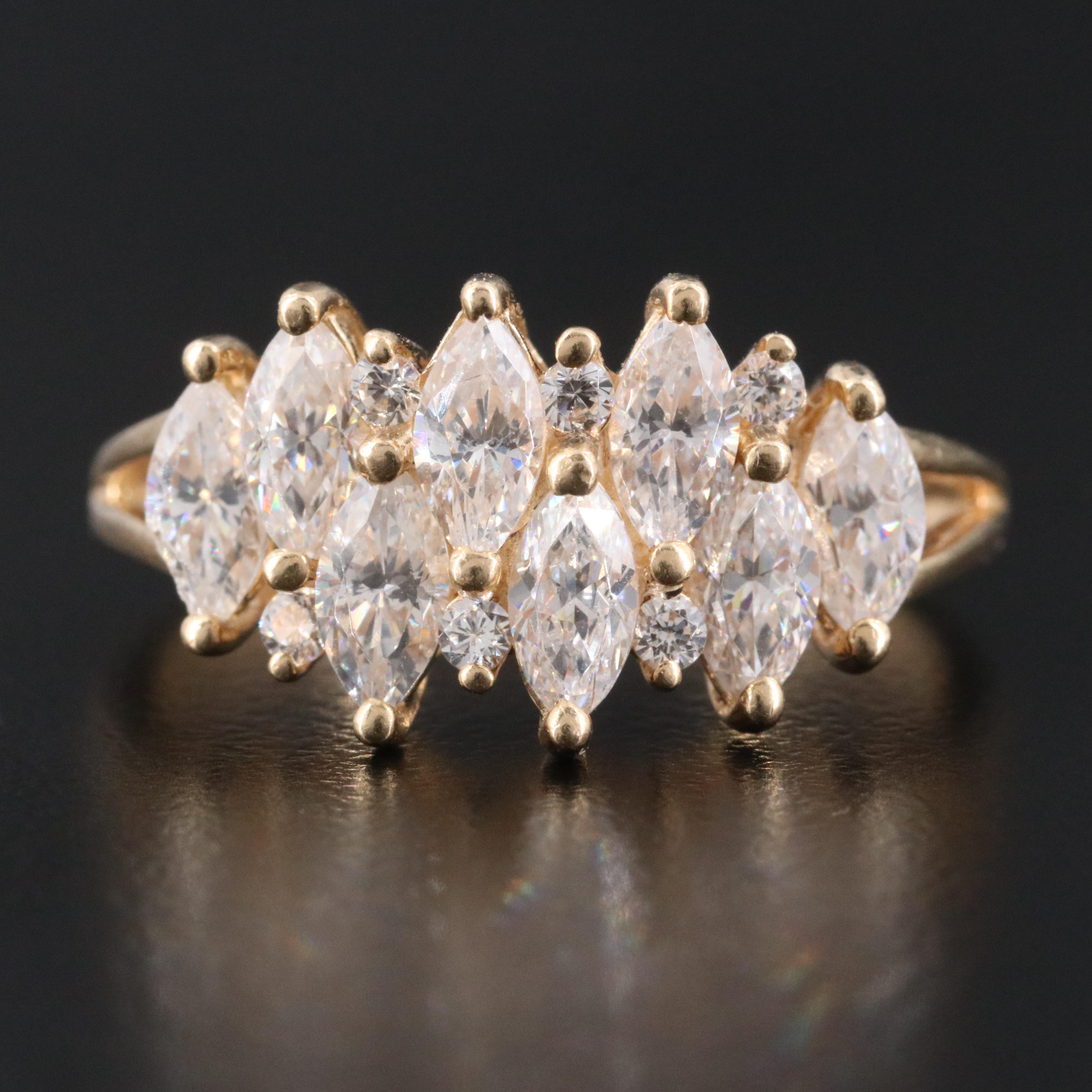 14K CZ  Ring