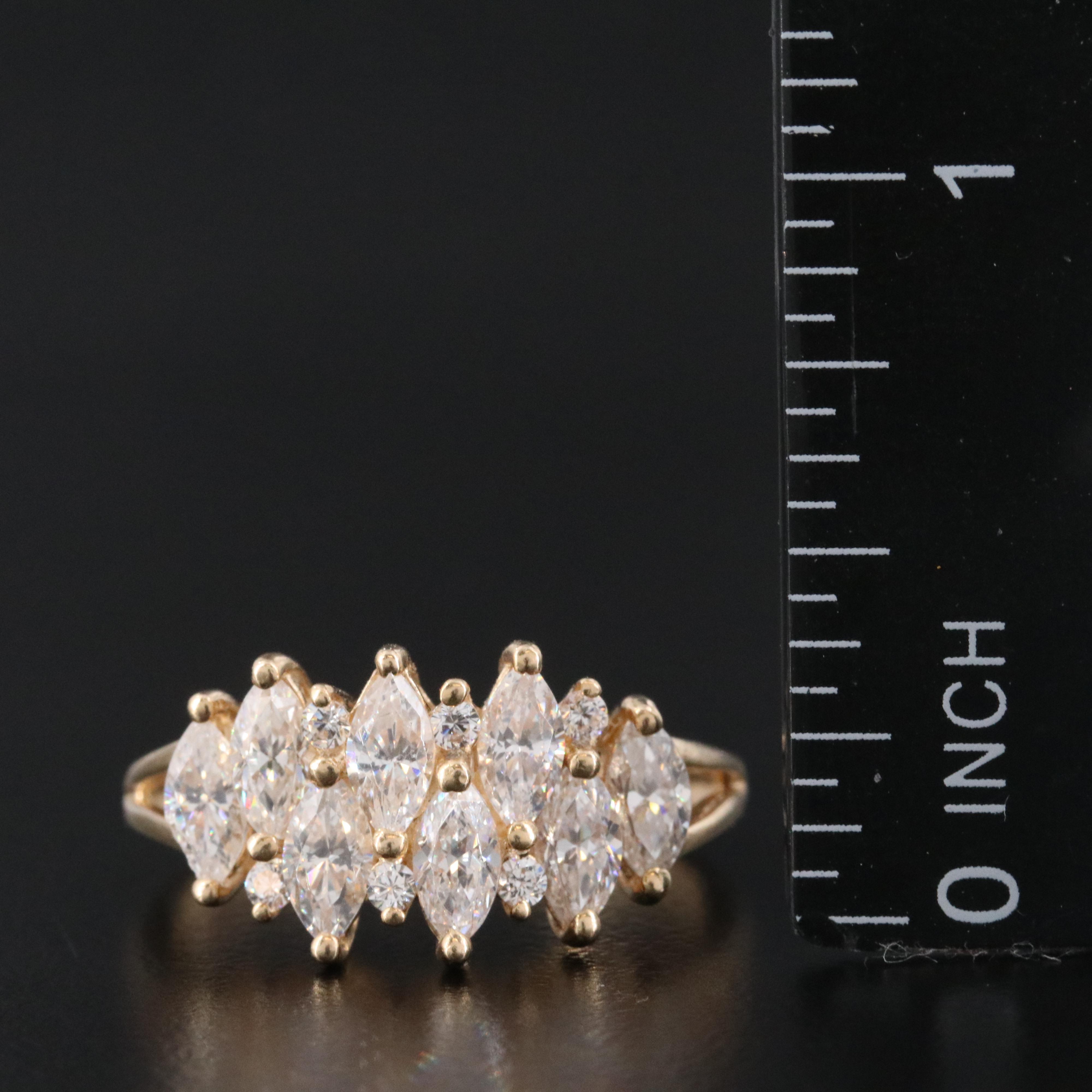 14K CZ  Ring