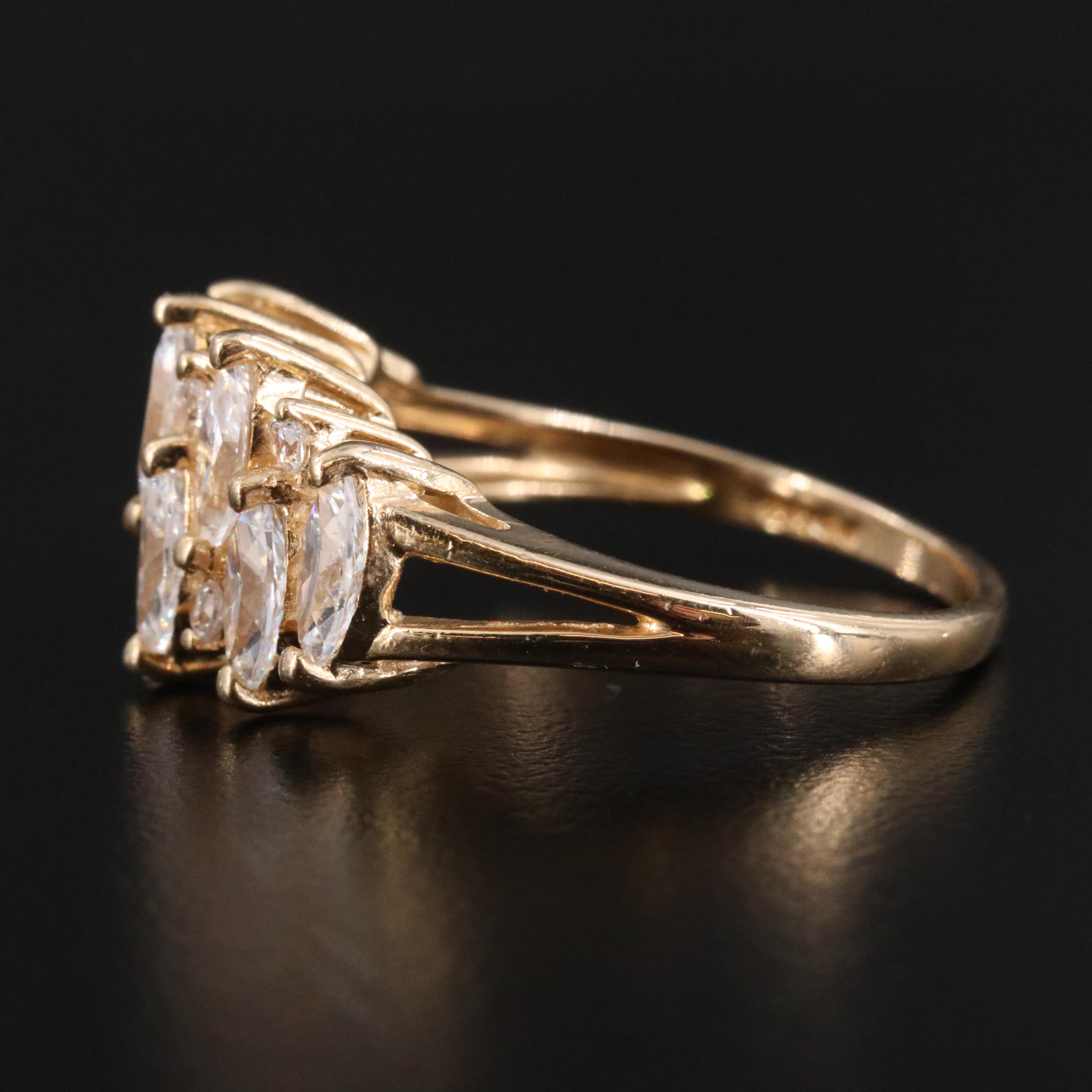 14K CZ  Ring