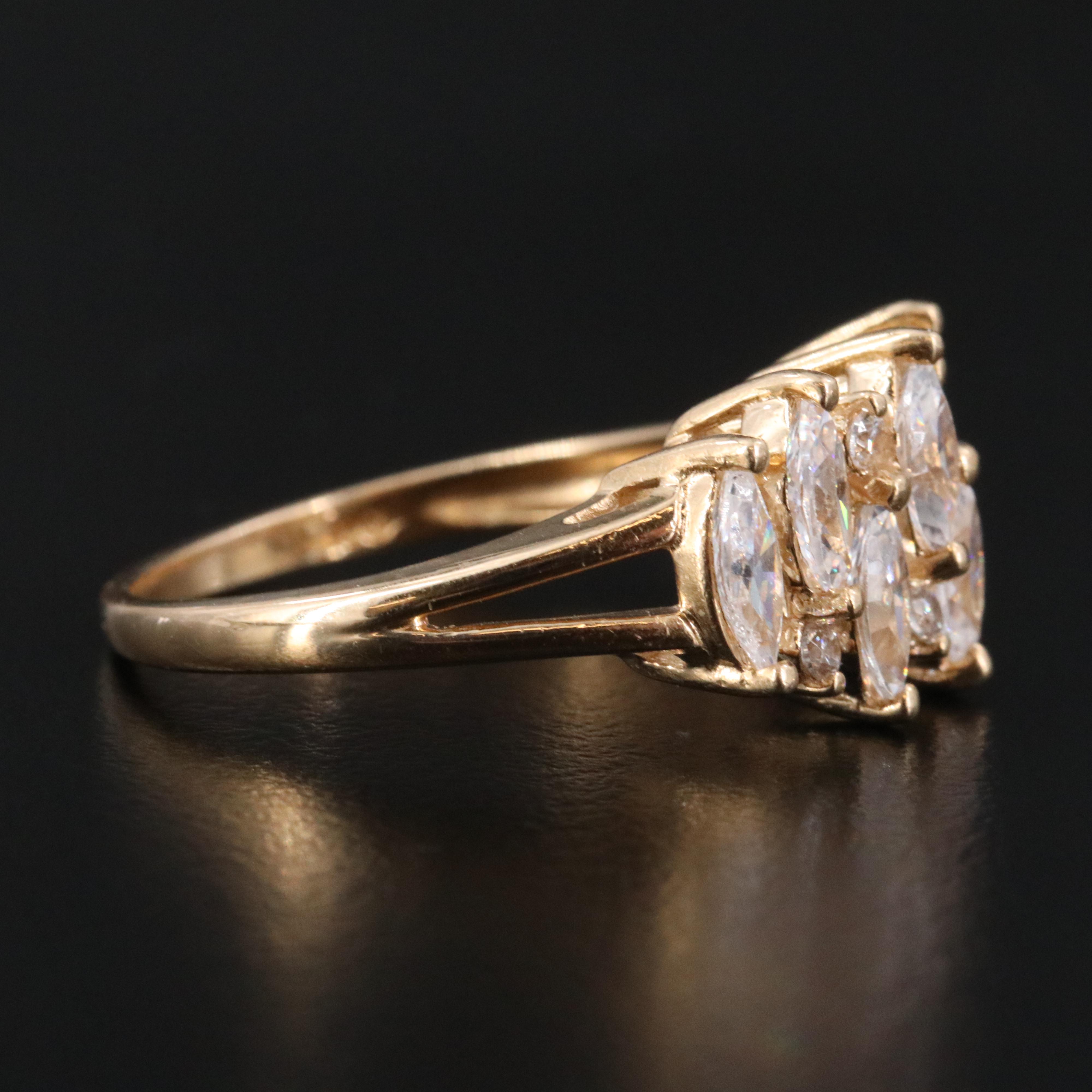 14K CZ  Ring
