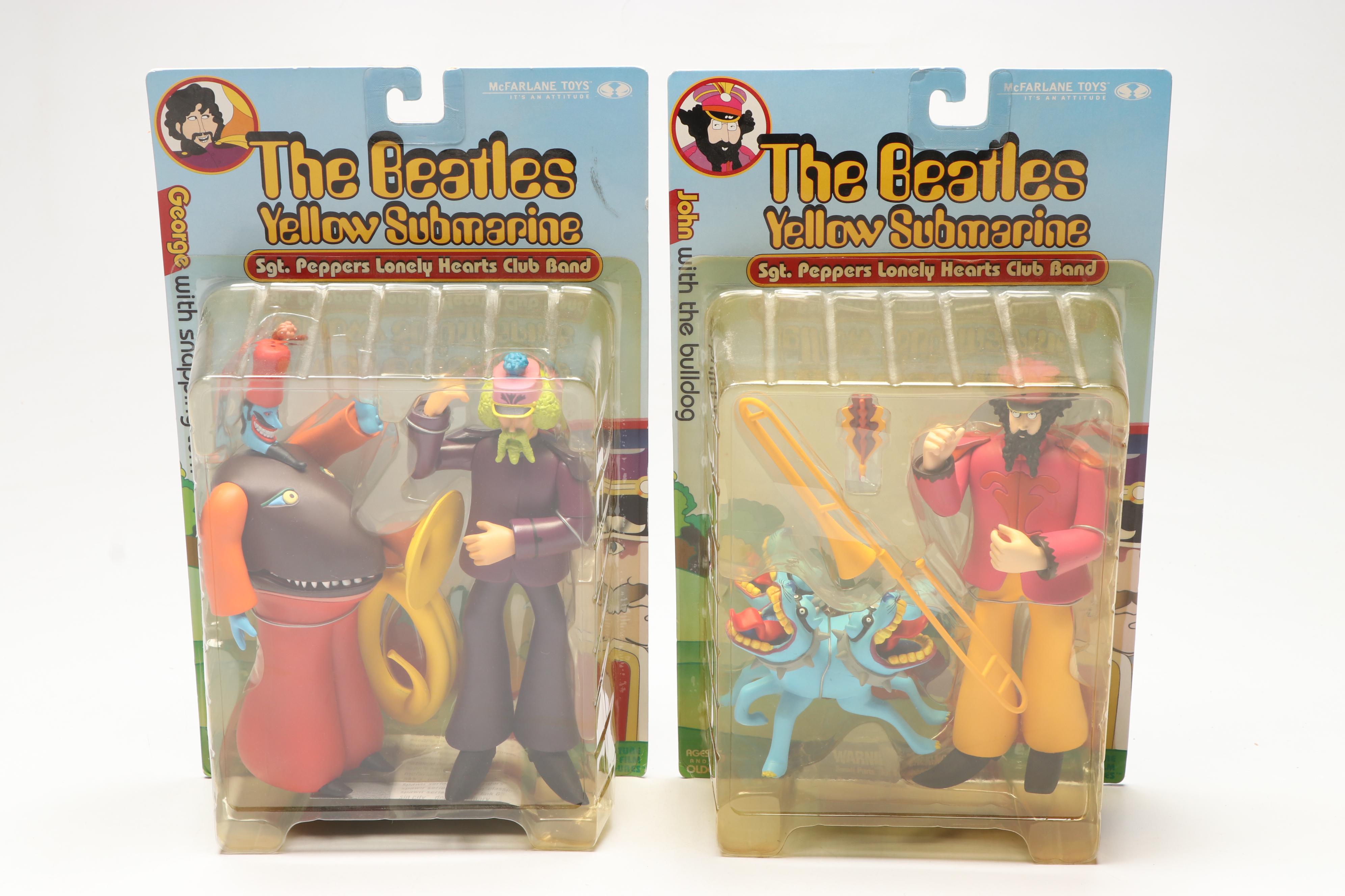 McFarlane Toys "The Beatles Yellow Submarine" Action Figures