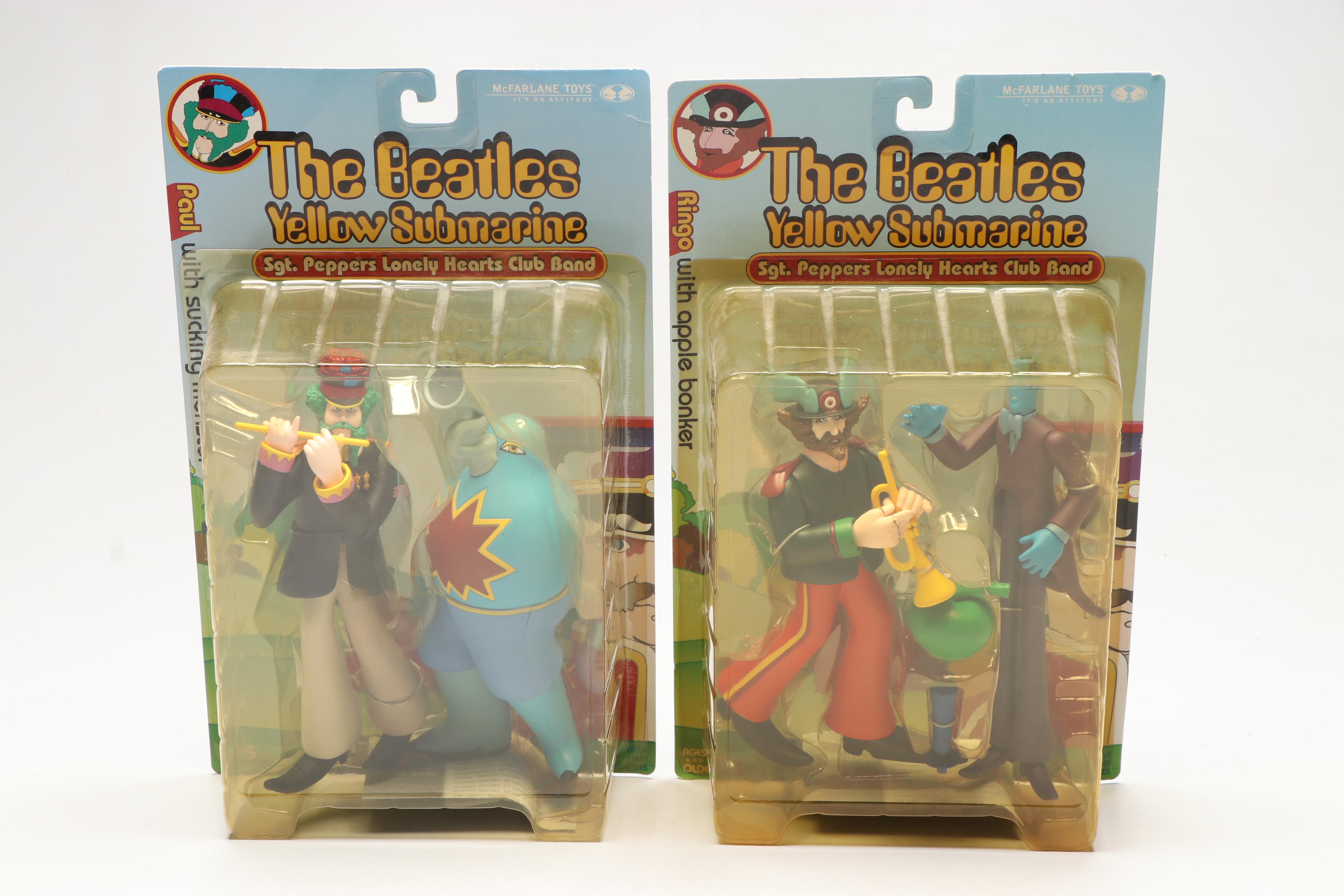 McFarlane Toys "The Beatles Yellow Submarine" Action Figures