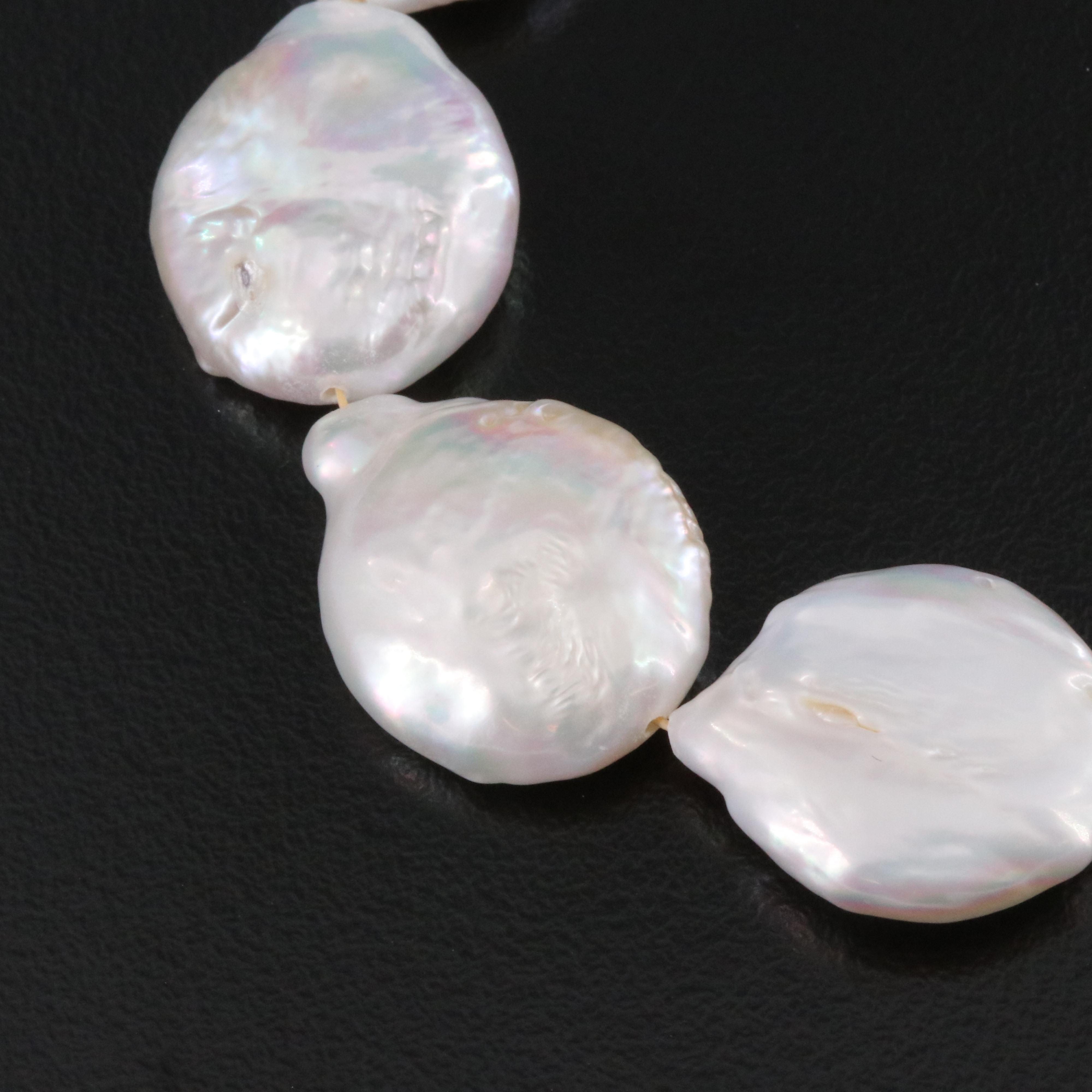 Pearl Necklace with 18K Clasp