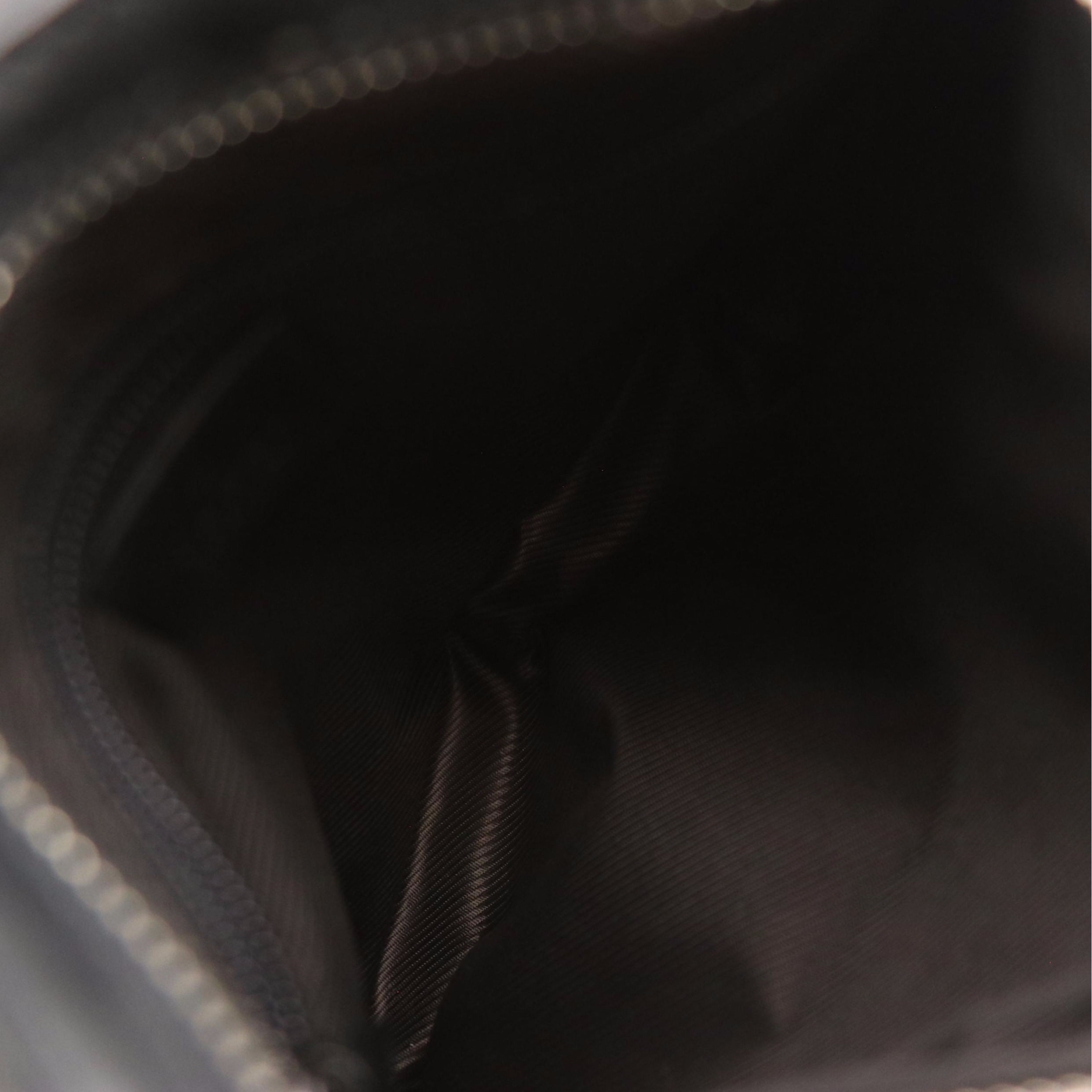 Gucci Black GG Jacquard and Leather Crossbody Bag