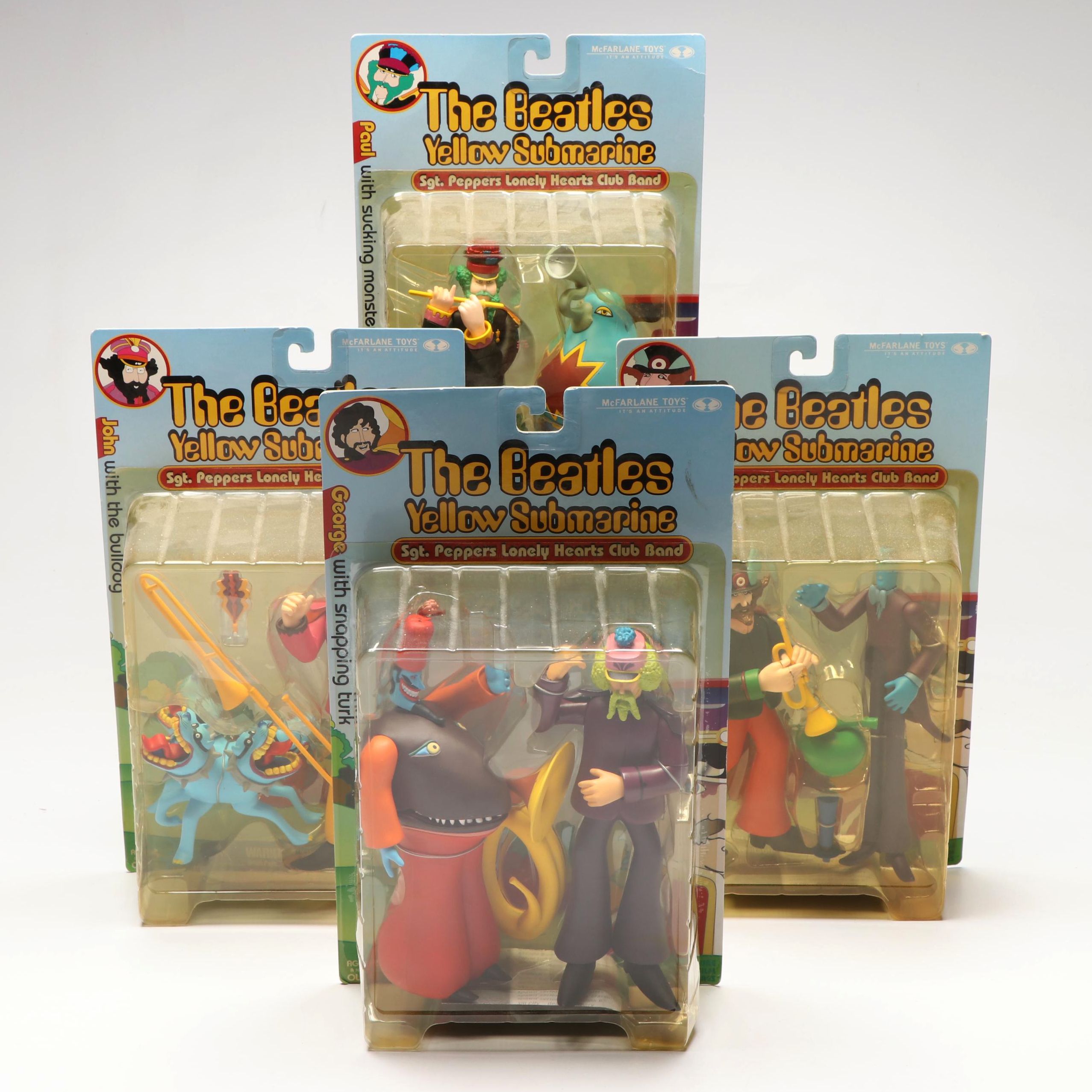 McFarlane Toys "The Beatles Yellow Submarine" Action Figures