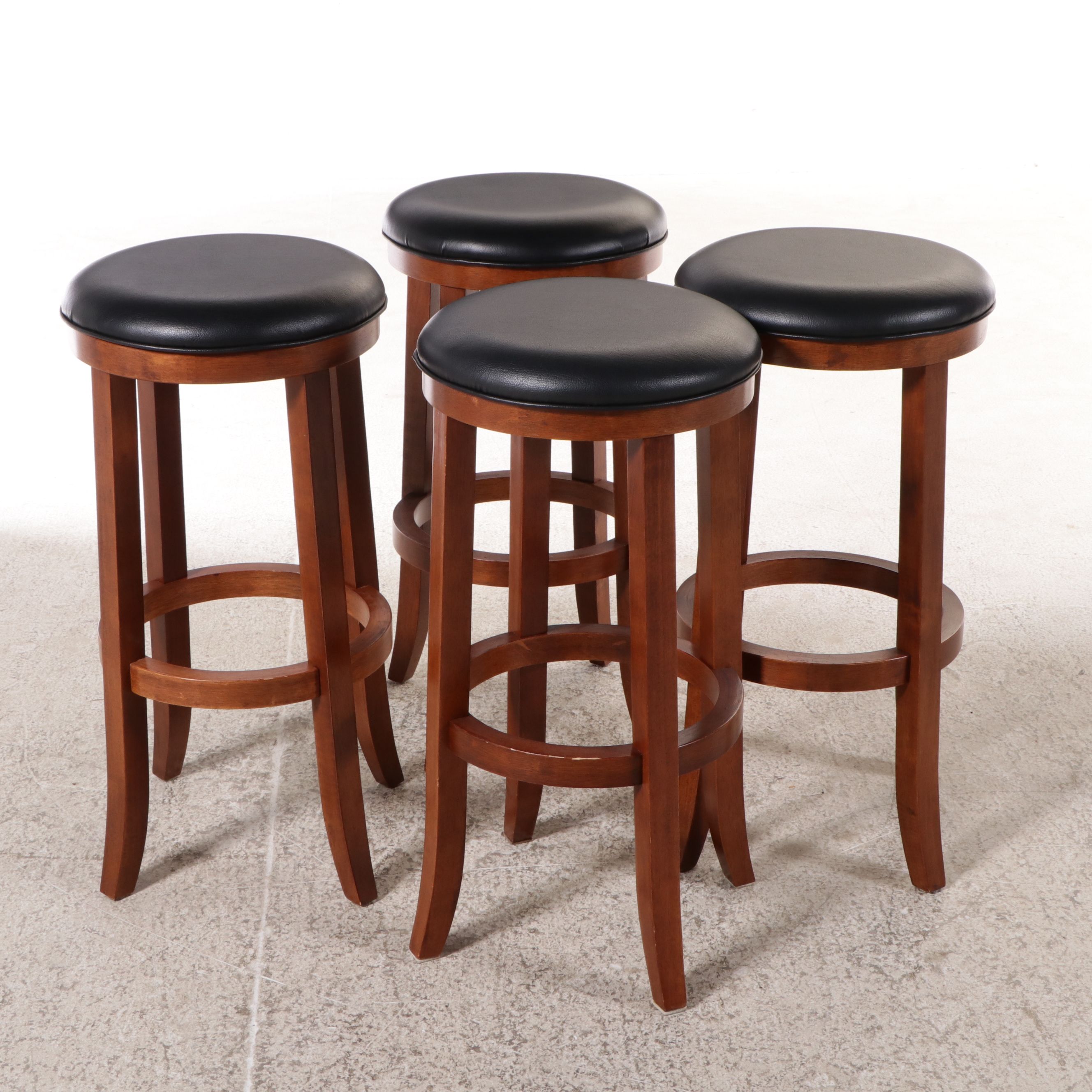 Set of Four Contemporary Barstools