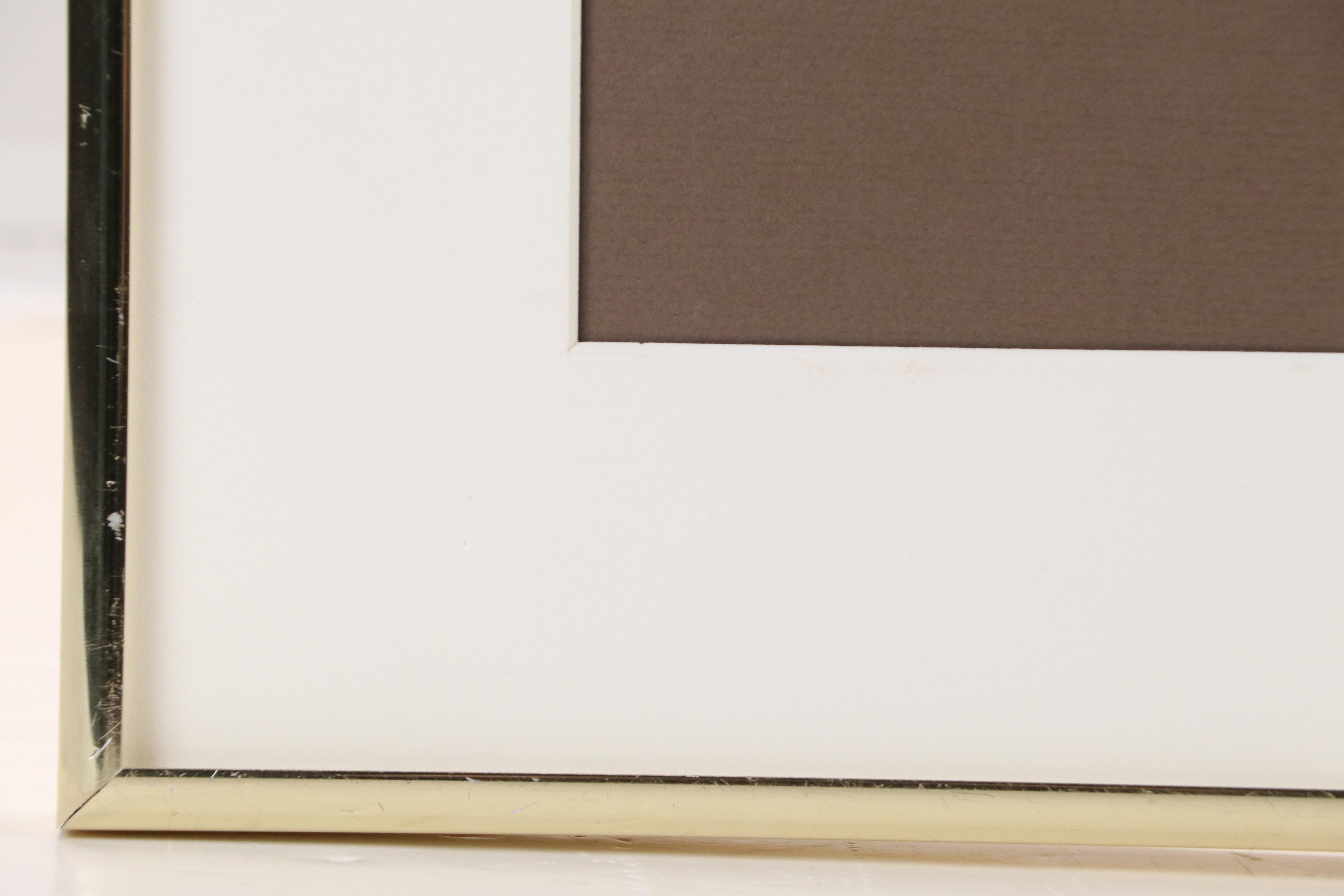 D. DeMeo Watercolor Painting of Venetian Lagoon and Gondolas, 1997