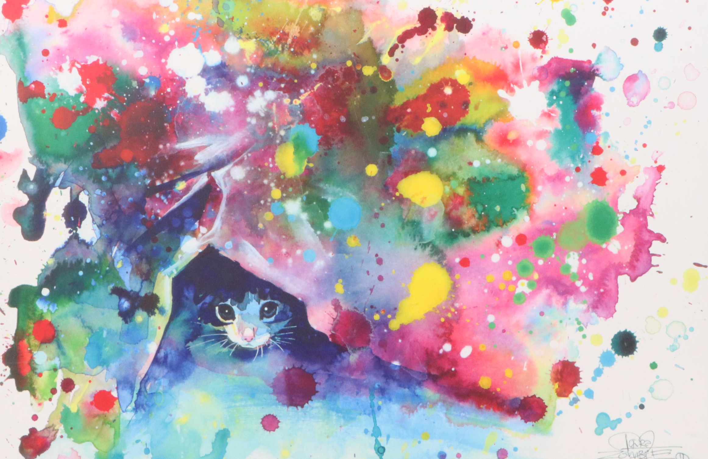 Giclée of Kitten After Lora Zombie "Meow"