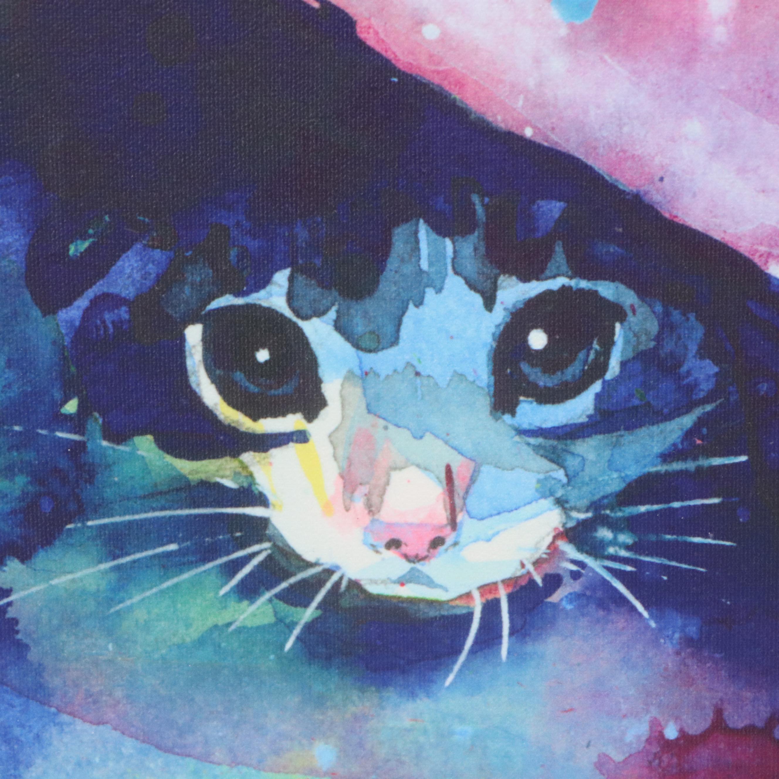 Giclée of Kitten After Lora Zombie "Meow"
