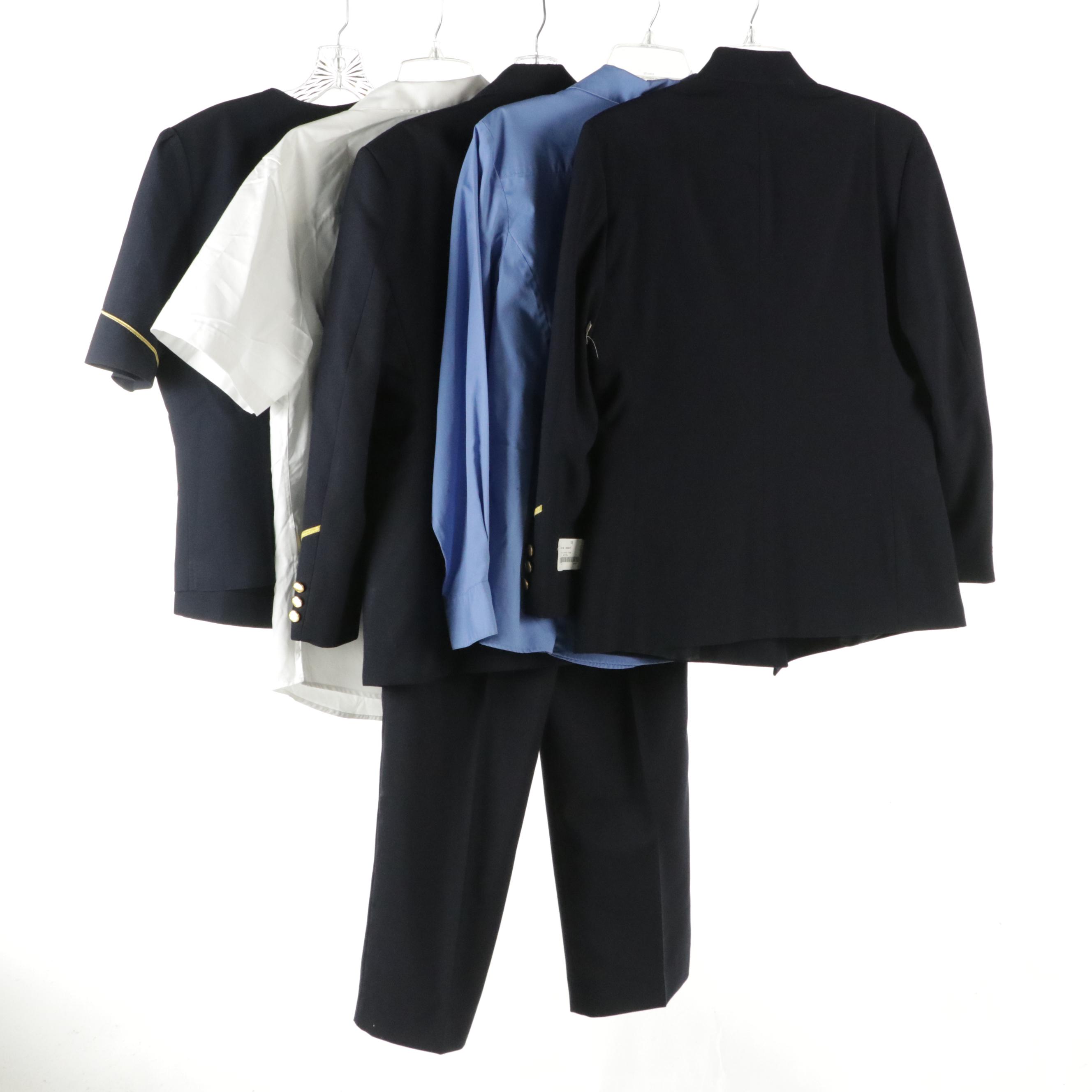 Wool Blend Pantsuit, Shorts, Button-Front Top and More from VF Imagewear & More