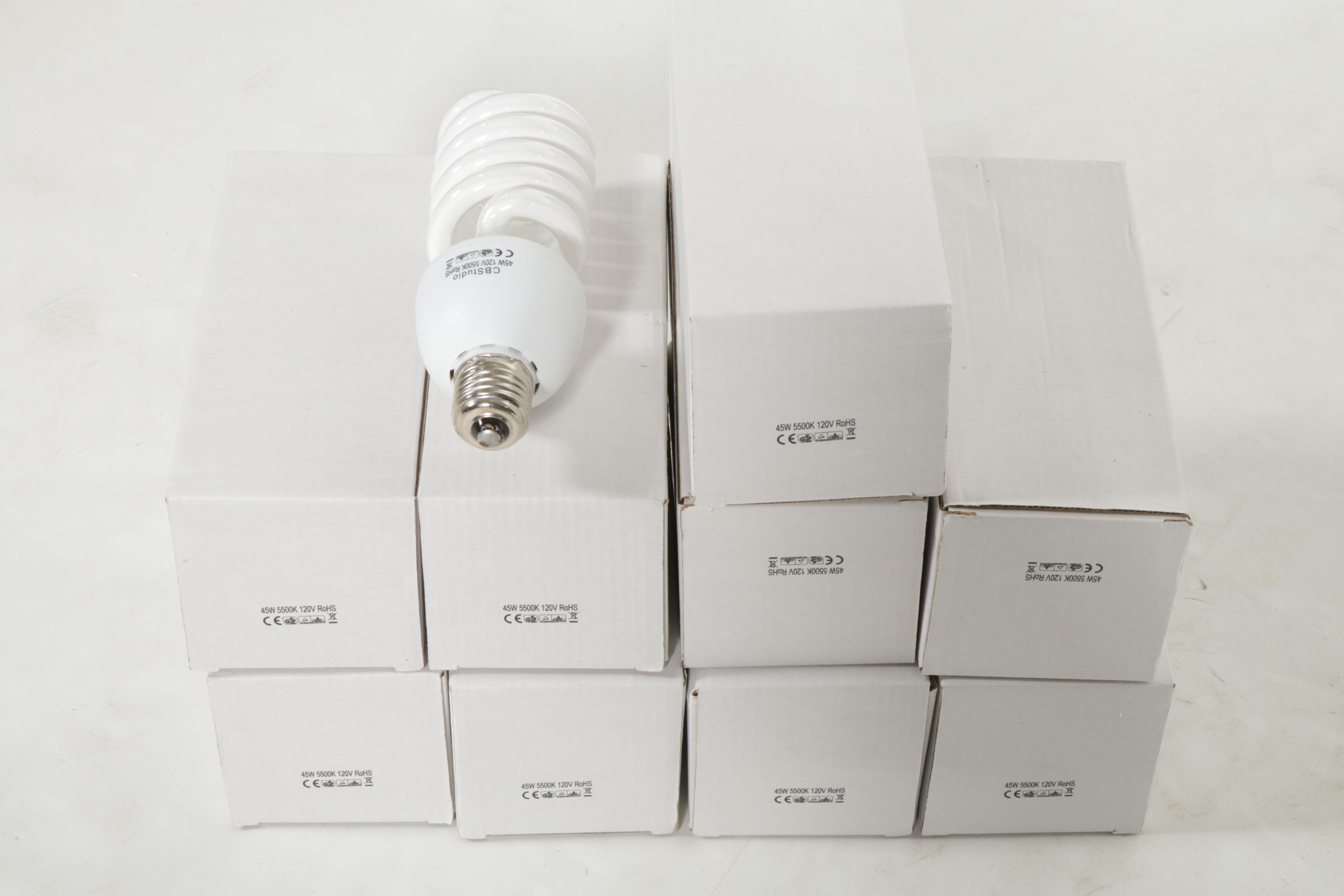 Five Socket Studio Light Kits with Bulbs, Softboxes & Backdrop Stand