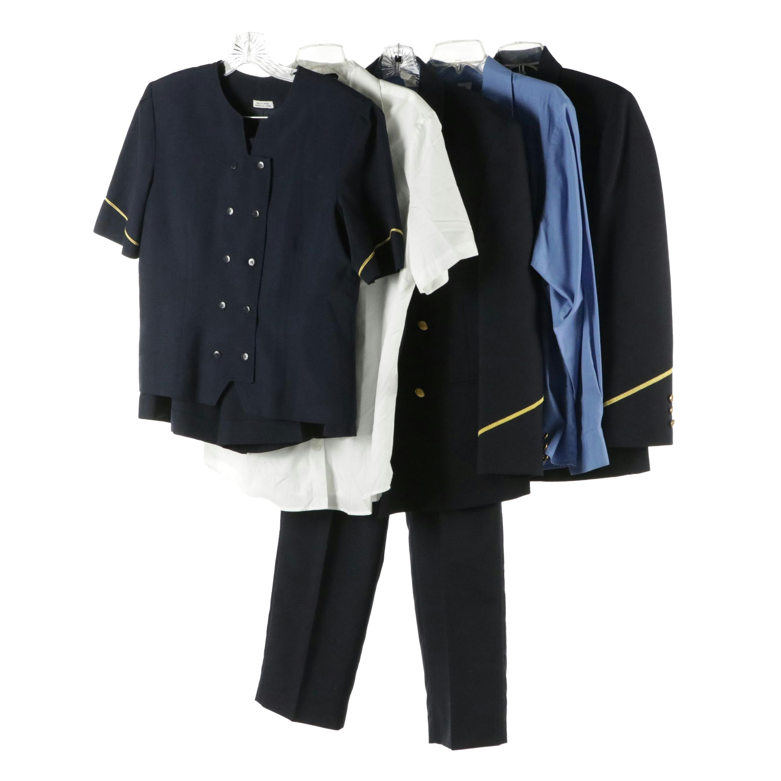 Wool Blend Pantsuit, Shorts, Button-Front Top and More from VF Imagewear & More