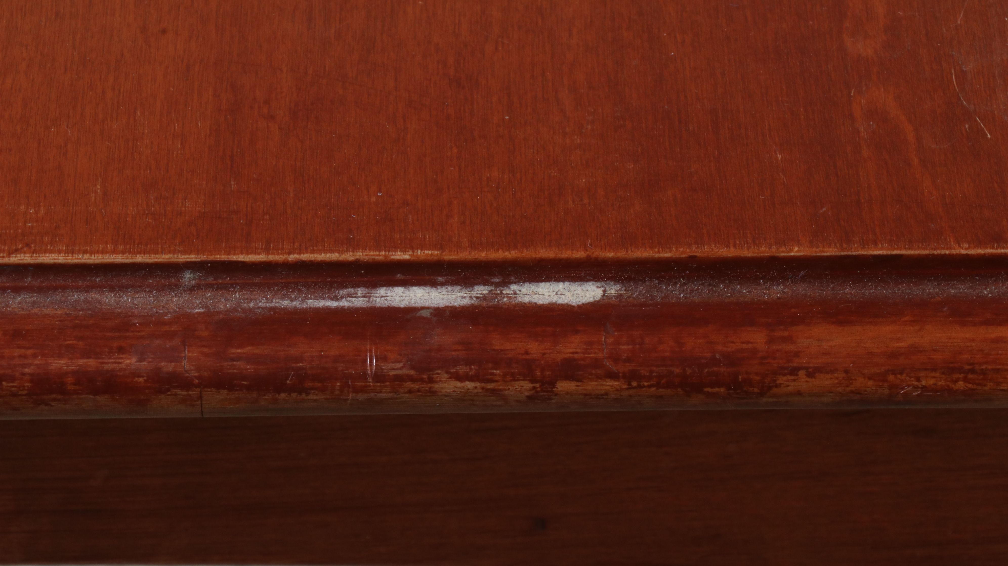 Seven-Piece Mahogany Dining Set with Hepplewhite Style Ribbon-Back Chairs