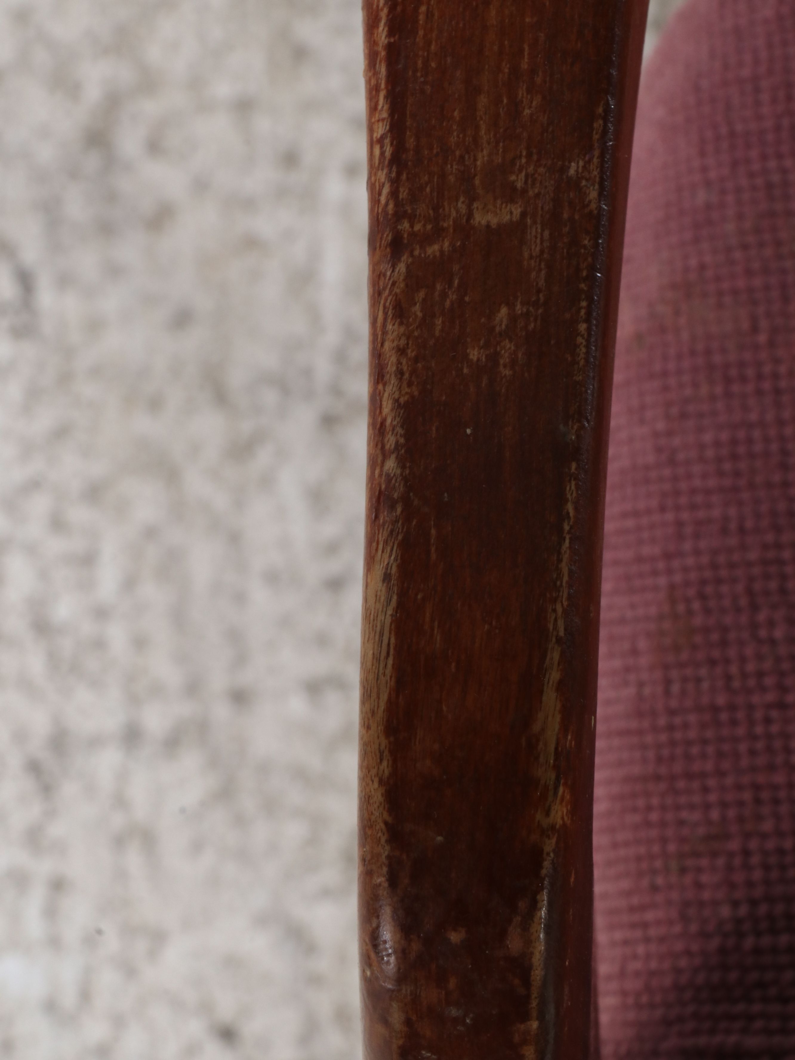 Seven-Piece Mahogany Dining Set with Hepplewhite Style Ribbon-Back Chairs