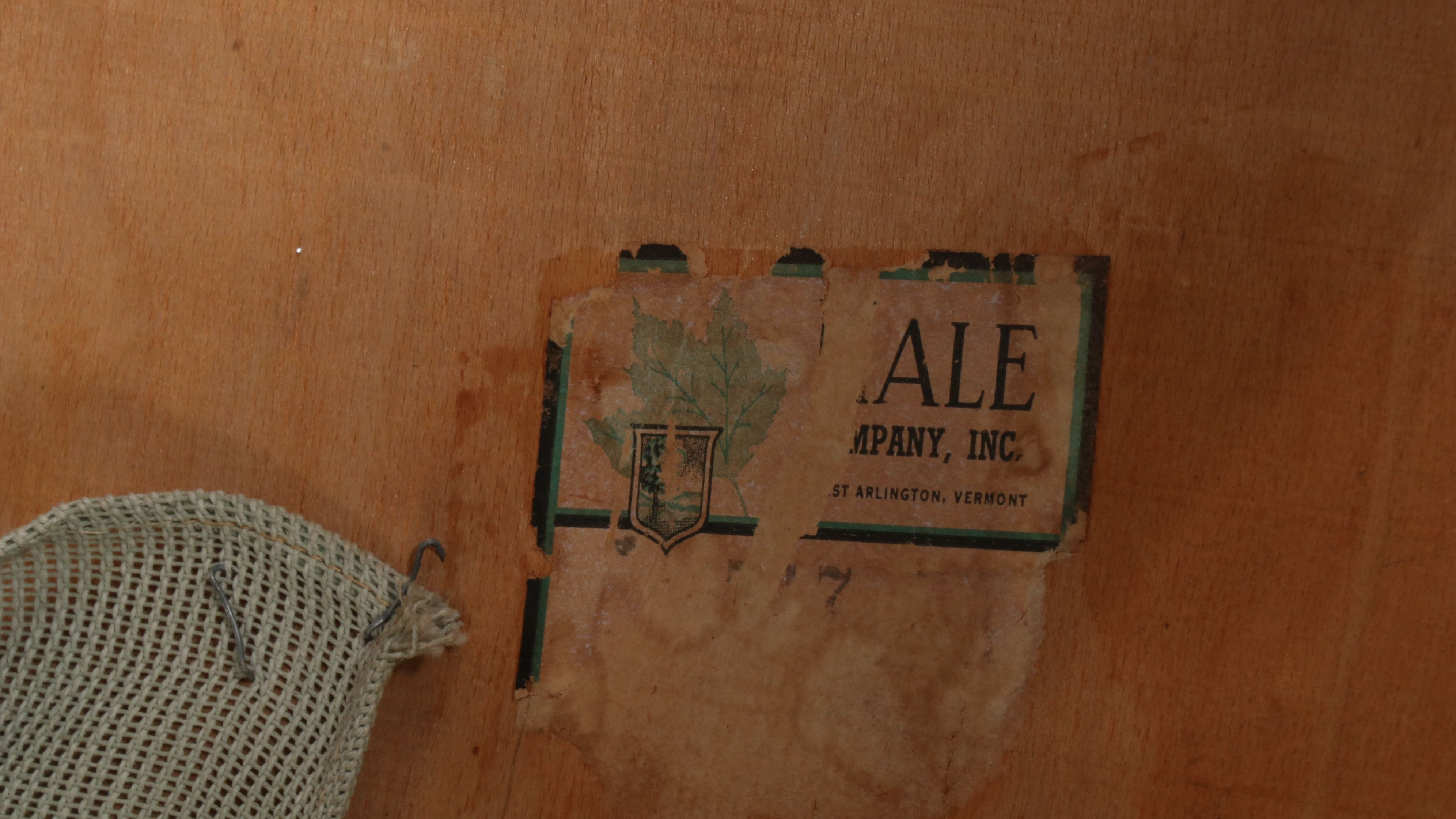 Seven-Piece Mahogany Dining Set with Hepplewhite Style Ribbon-Back Chairs