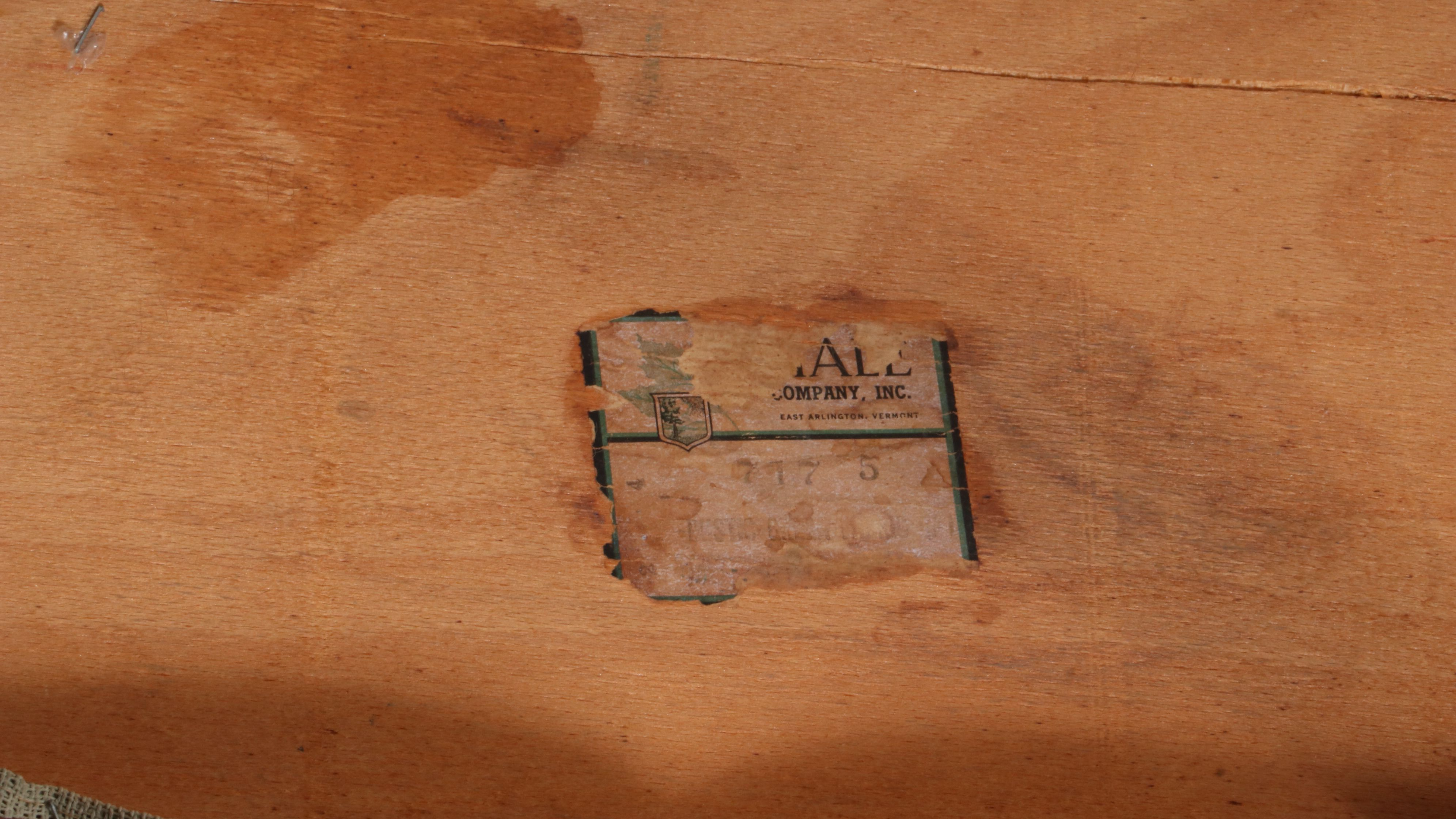 Seven-Piece Mahogany Dining Set with Hepplewhite Style Ribbon-Back Chairs