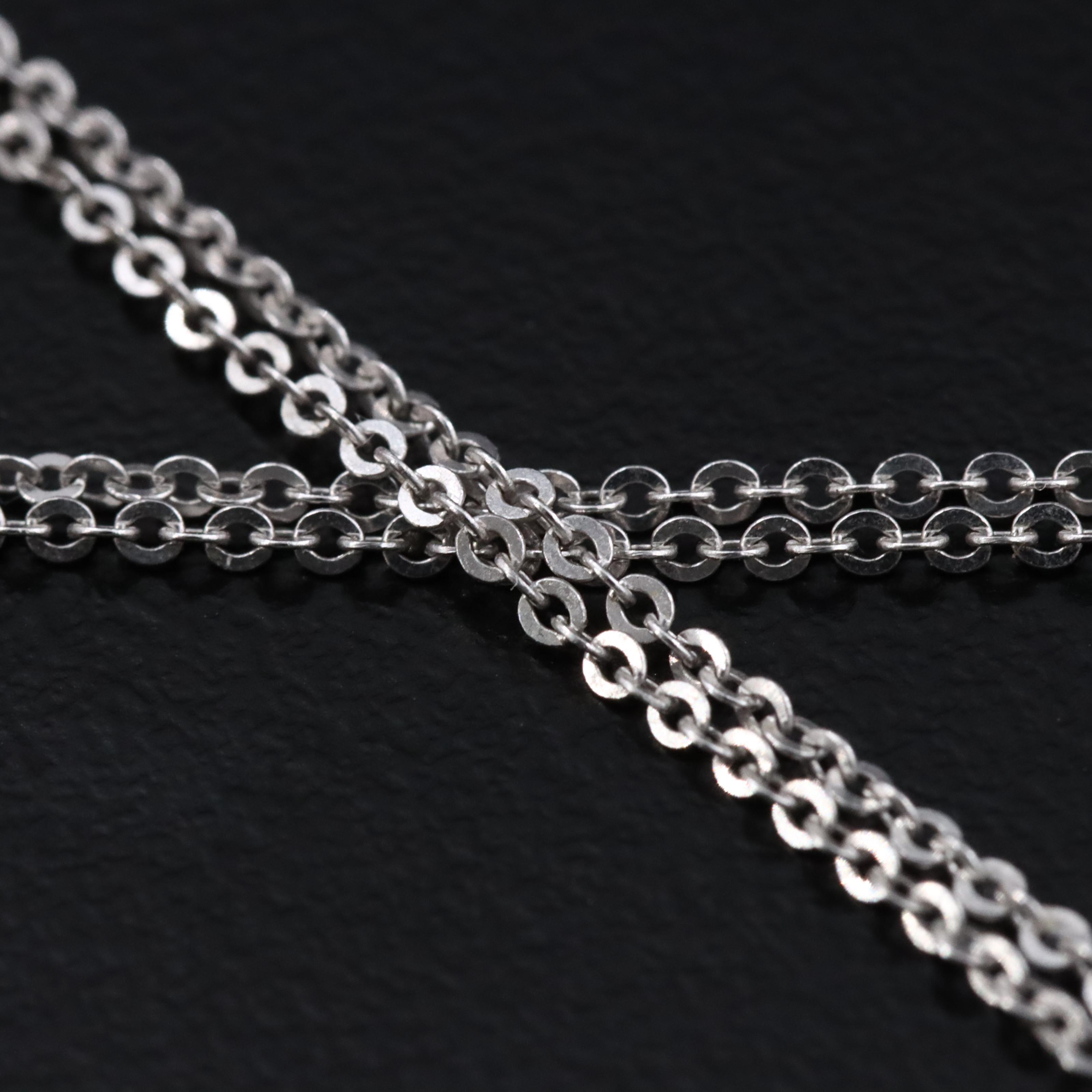 Mirabelle 18K Sapphire and Diamond Pendant on 18K Necklace