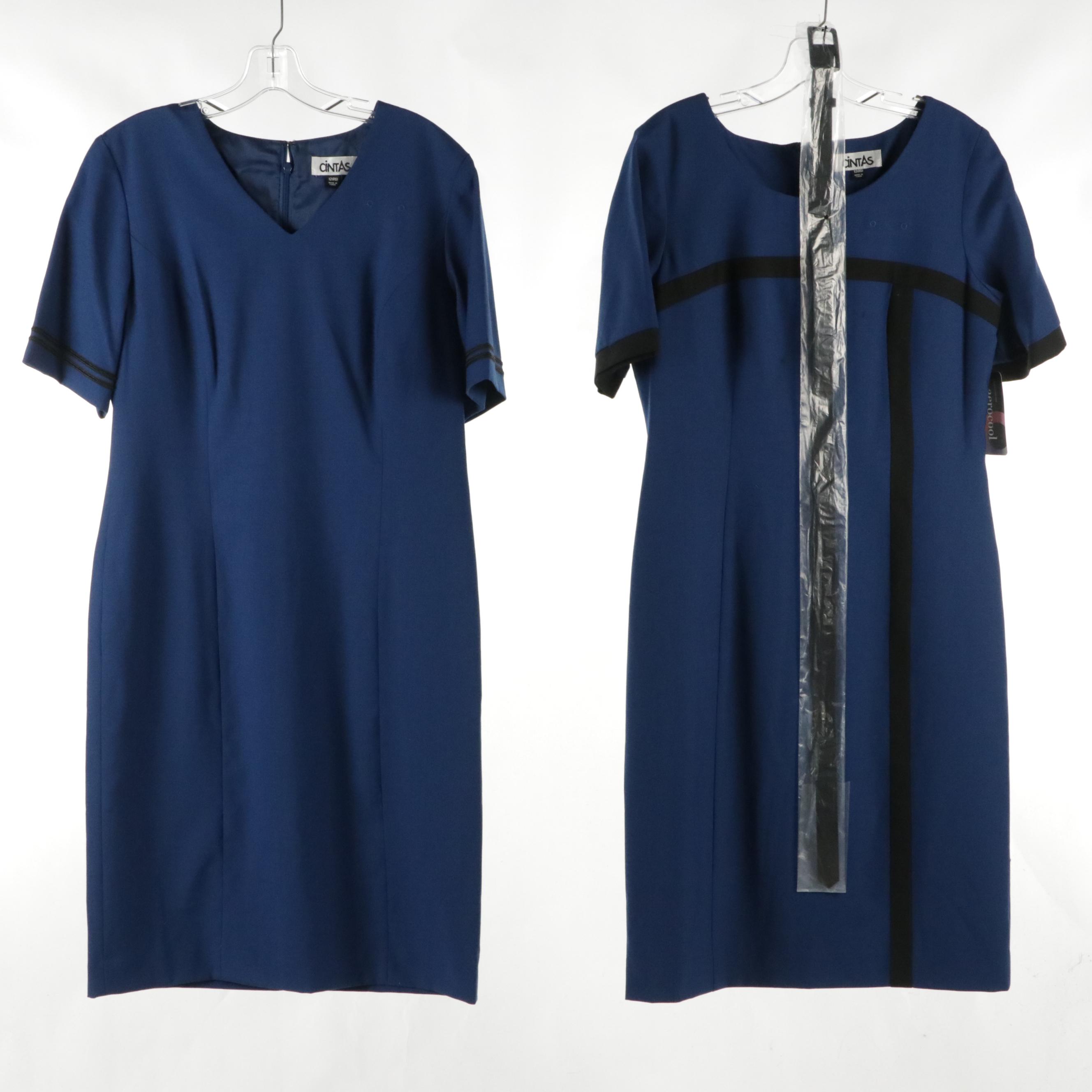 Vintage Stewardess Uniform Dresses Including Continental Airlines