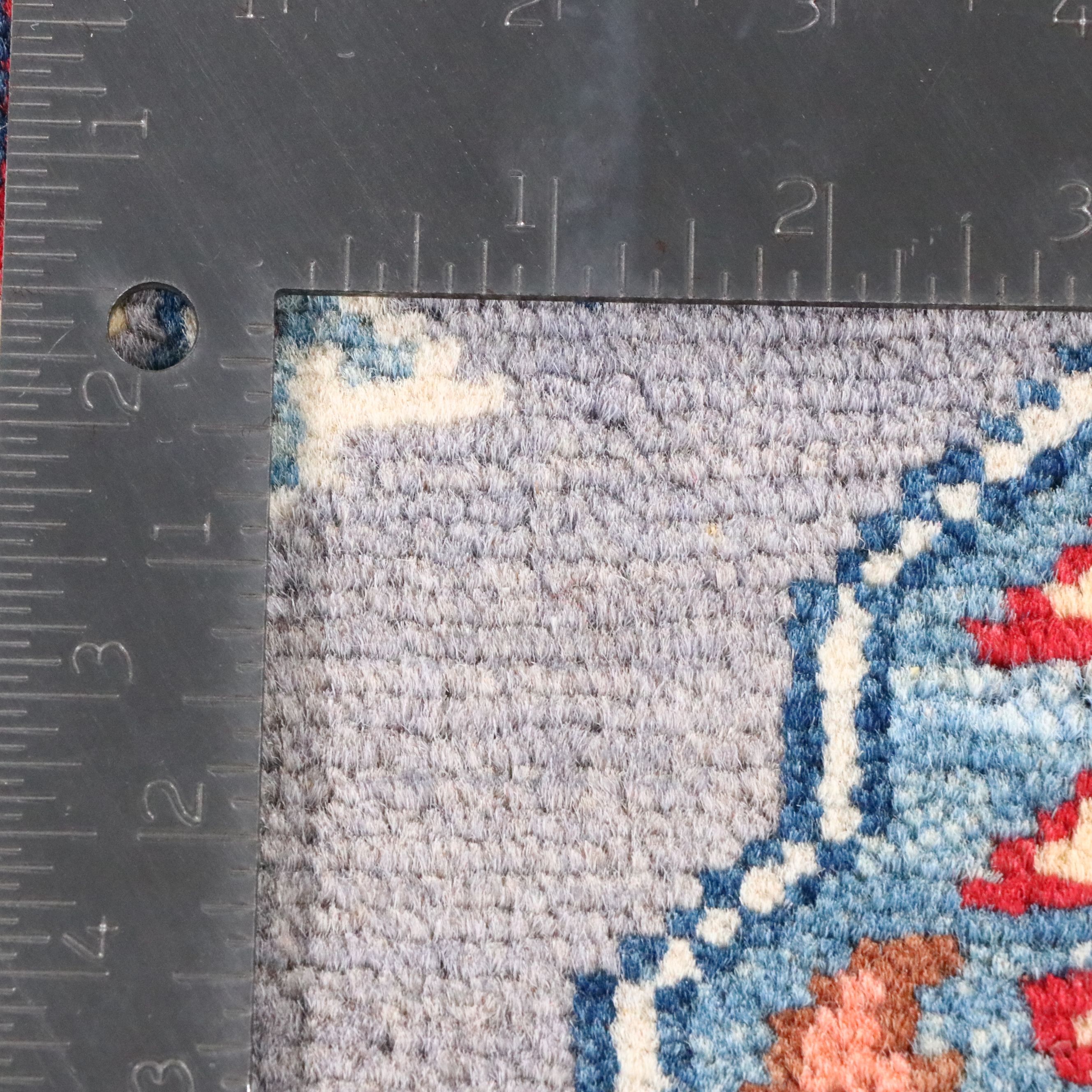 2'1 x 5'10 Hand-Knotted Pakistani Kazak Accent Rug