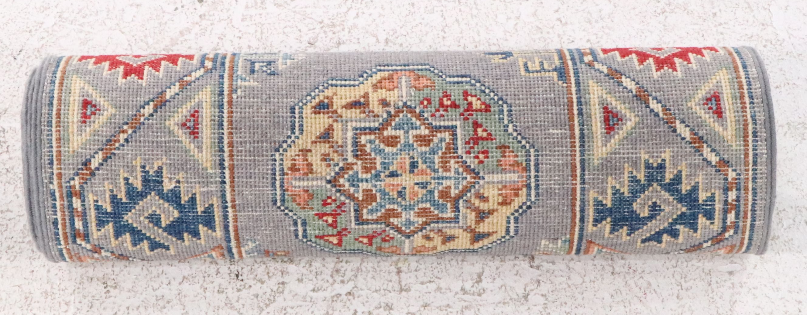 2'1 x 5'10 Hand-Knotted Pakistani Kazak Accent Rug