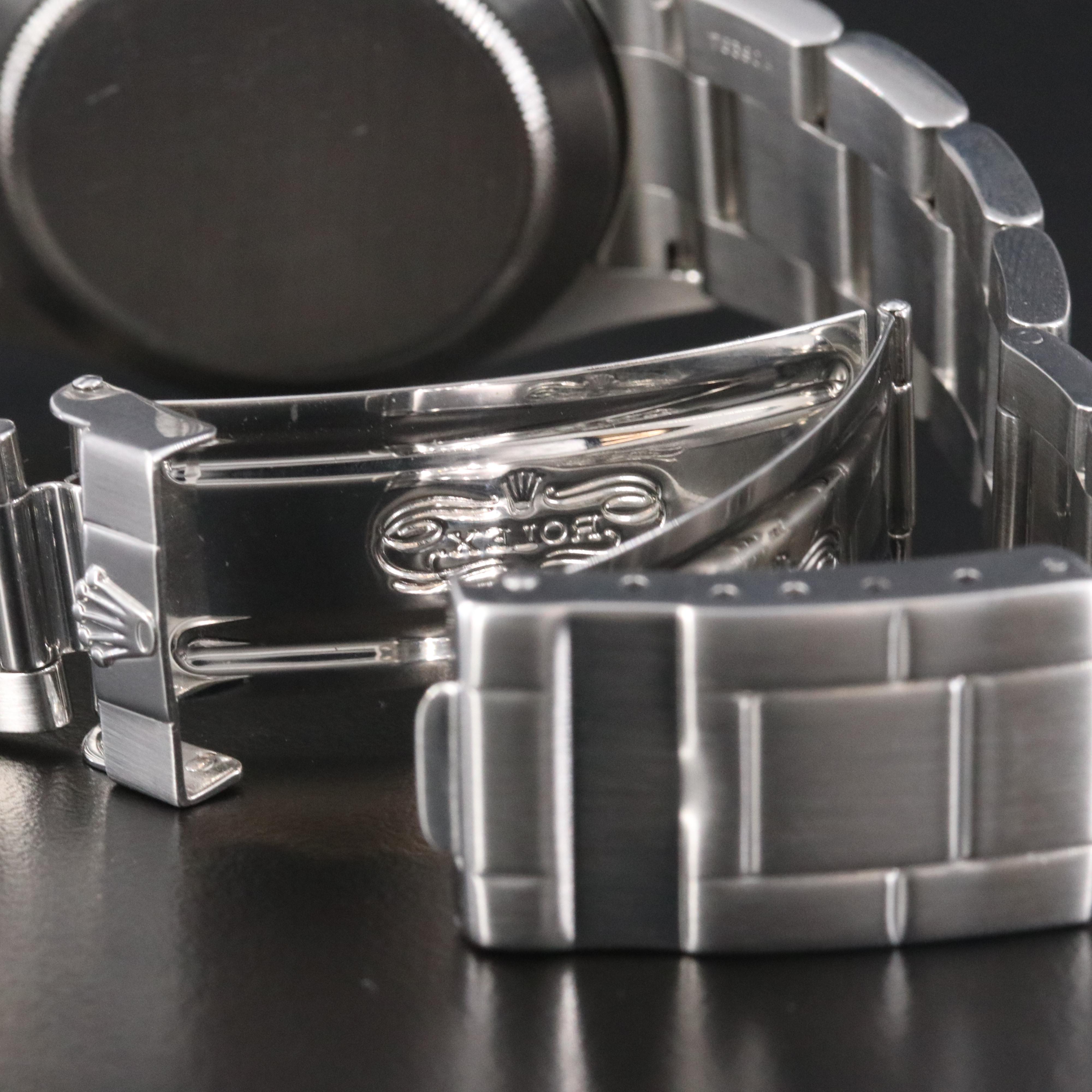 1999 Rolex Cosmograph Daytona Black Dial Oyster Bracelet Watch