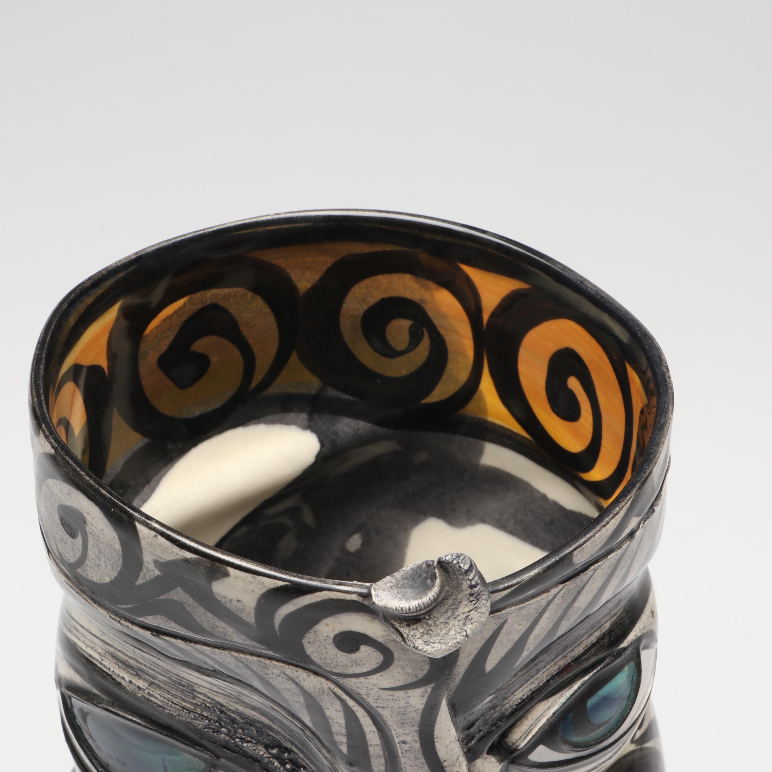 Kerri Buxton "Special Occasion Ware" Decorative Earthenware Vase, 1995