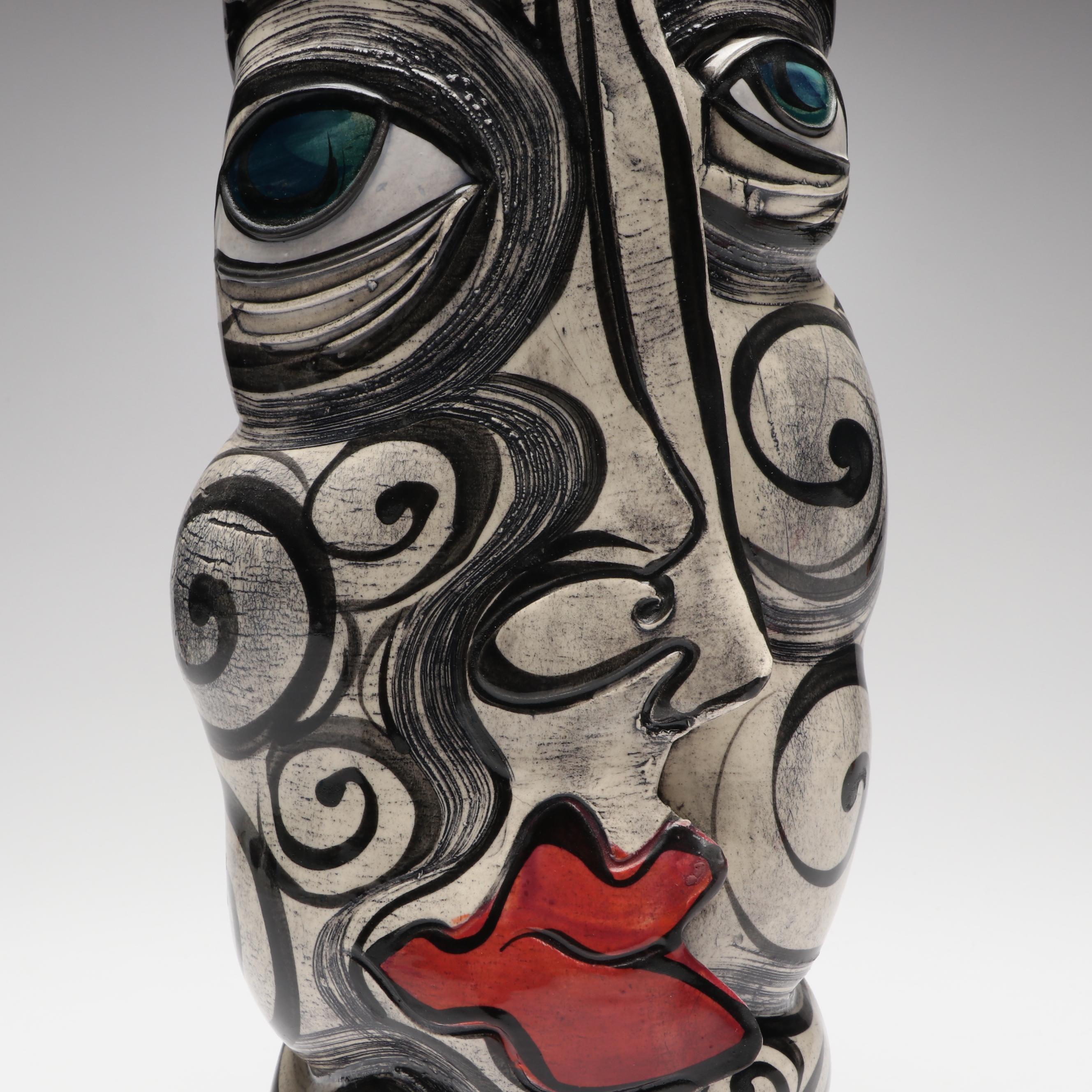 Kerri Buxton "Special Occasion Ware" Decorative Earthenware Vase, 1995