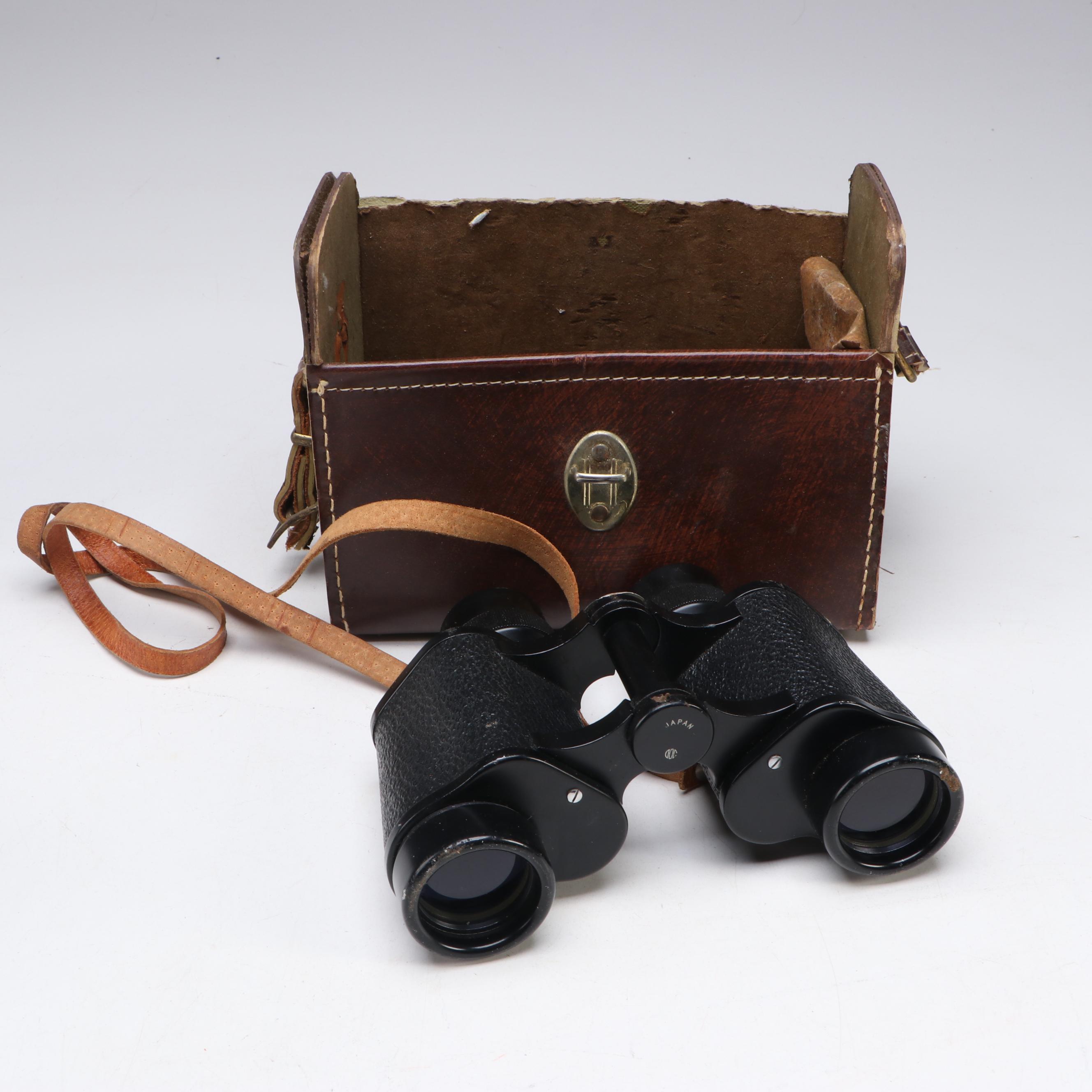 Hensoldt Wetzlar and York Binoculars in Leather Cases