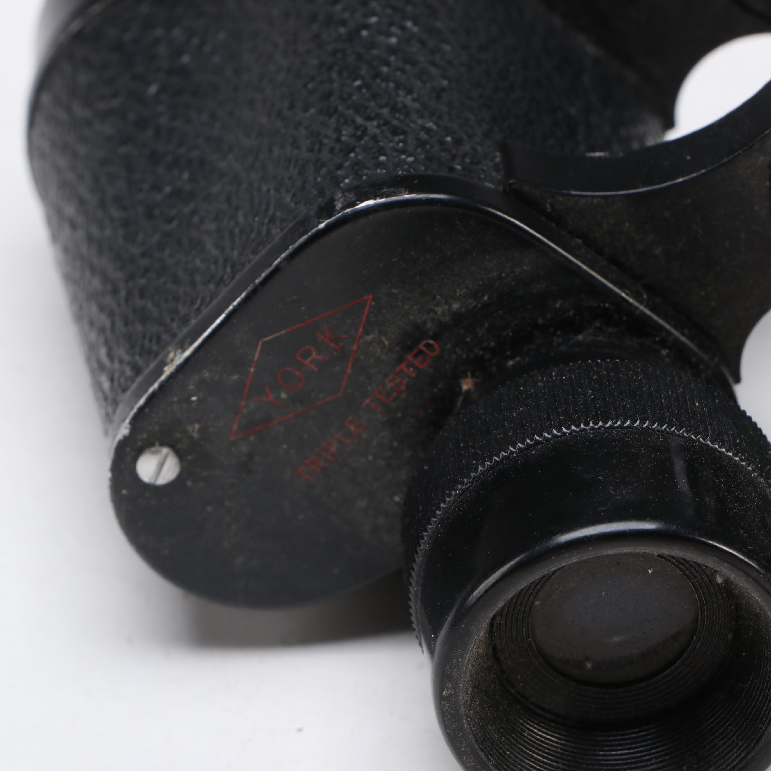 Hensoldt Wetzlar and York Binoculars in Leather Cases