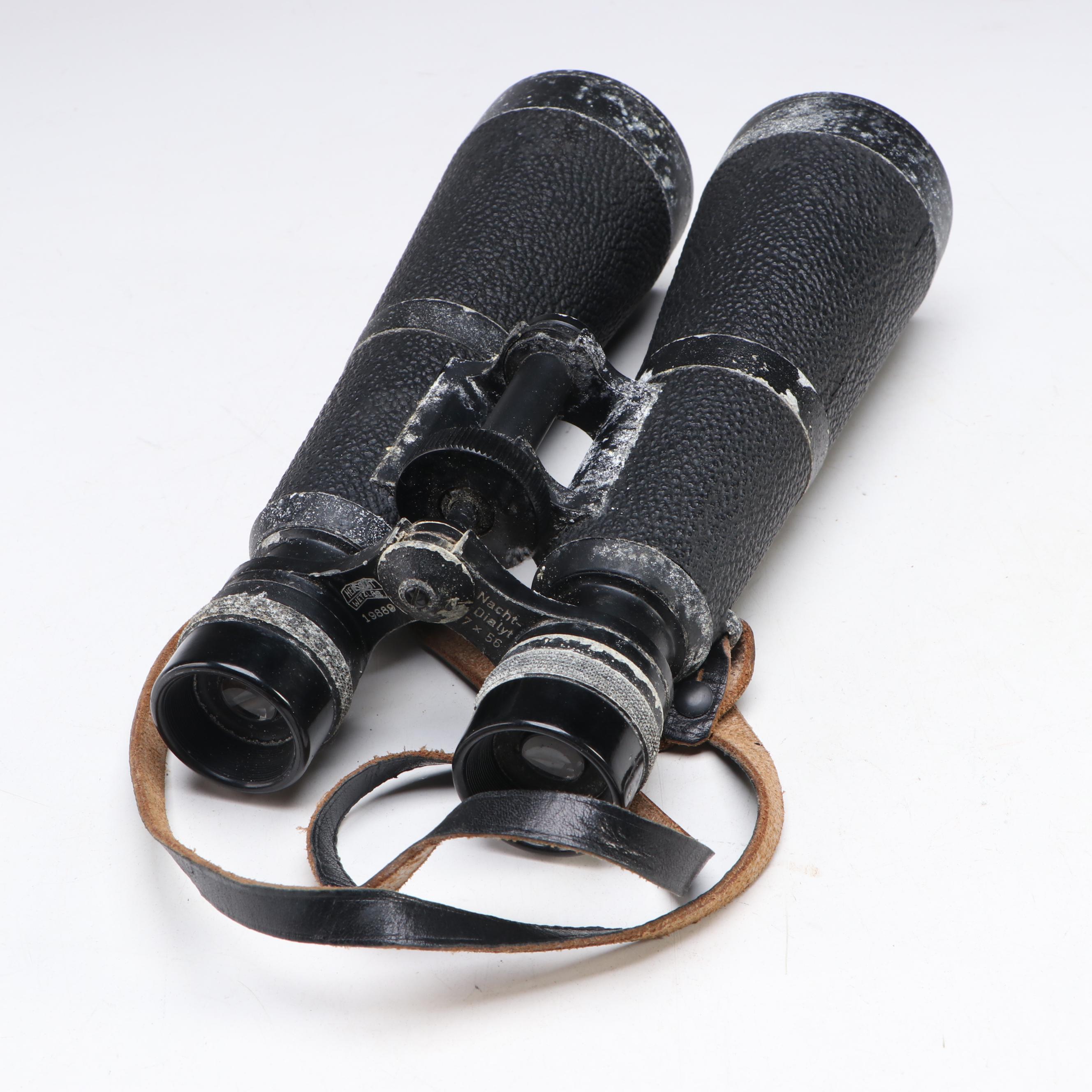Hensoldt Wetzlar and York Binoculars in Leather Cases
