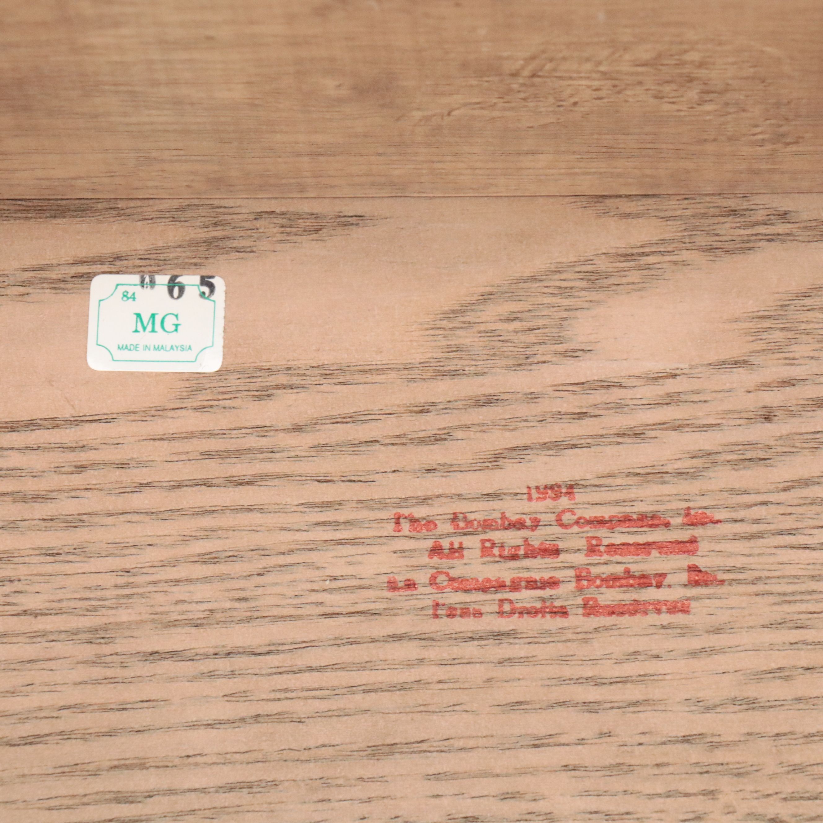 Pair of Bombay Co. Paint-Decorated Demilune Hall Tables