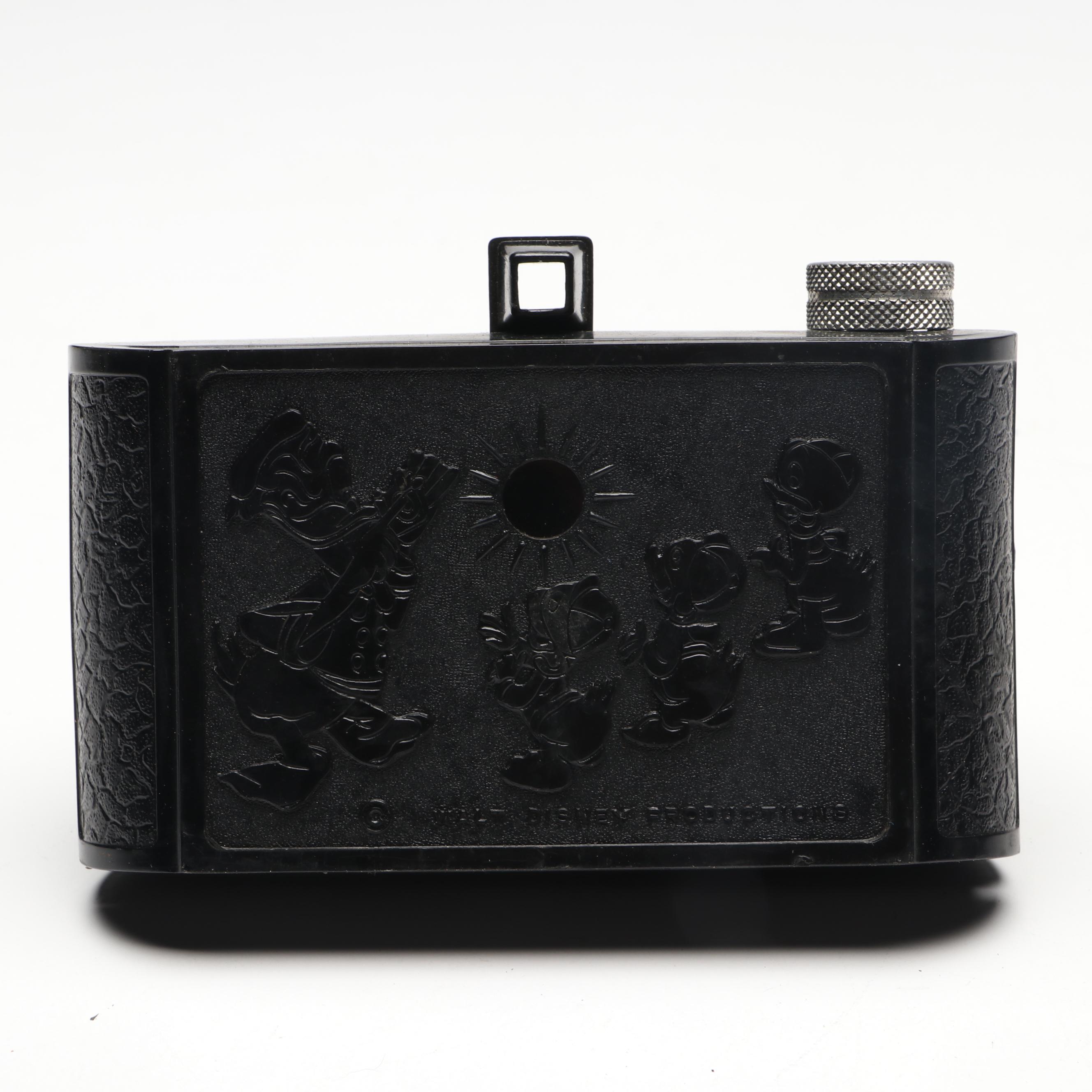 Eastman-Kodak Folding Camera with Herbert-George Co. "Donald Duck" Box Cameras