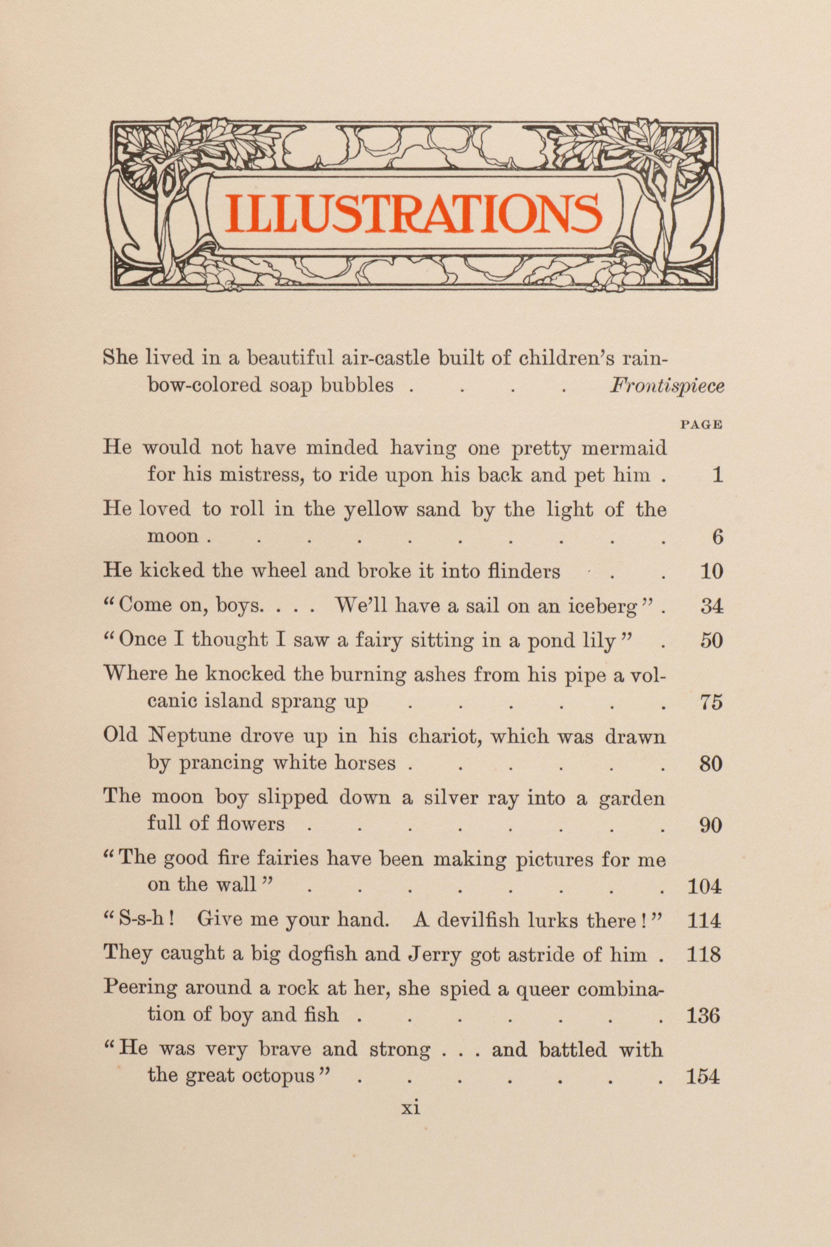 First Edition "The Great Sea Horse" by Isabel Anderson, 1909