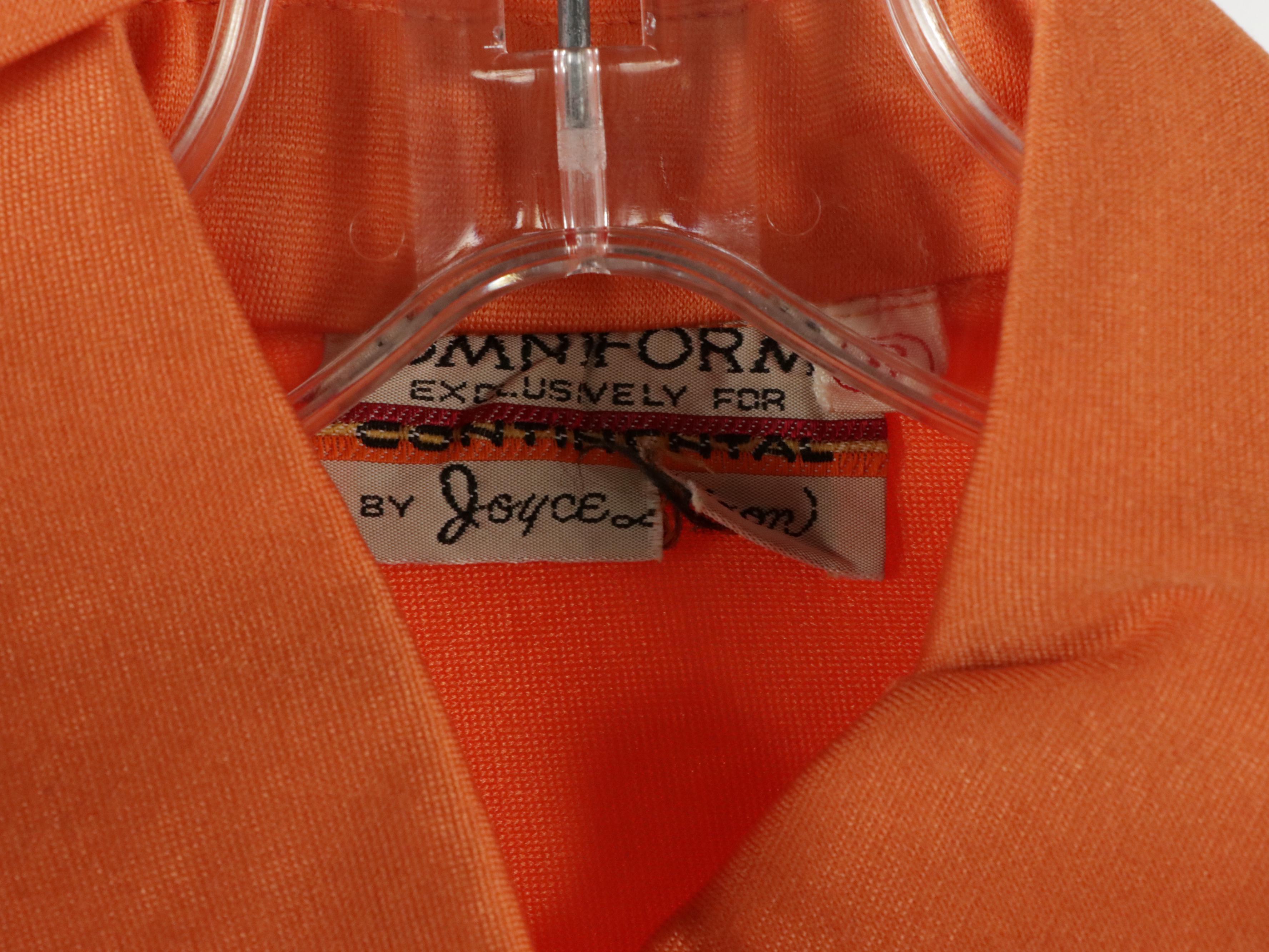 Continental by Joyce Dixon Vintage Flight Attendant Uniform Shirts & Neck Ties