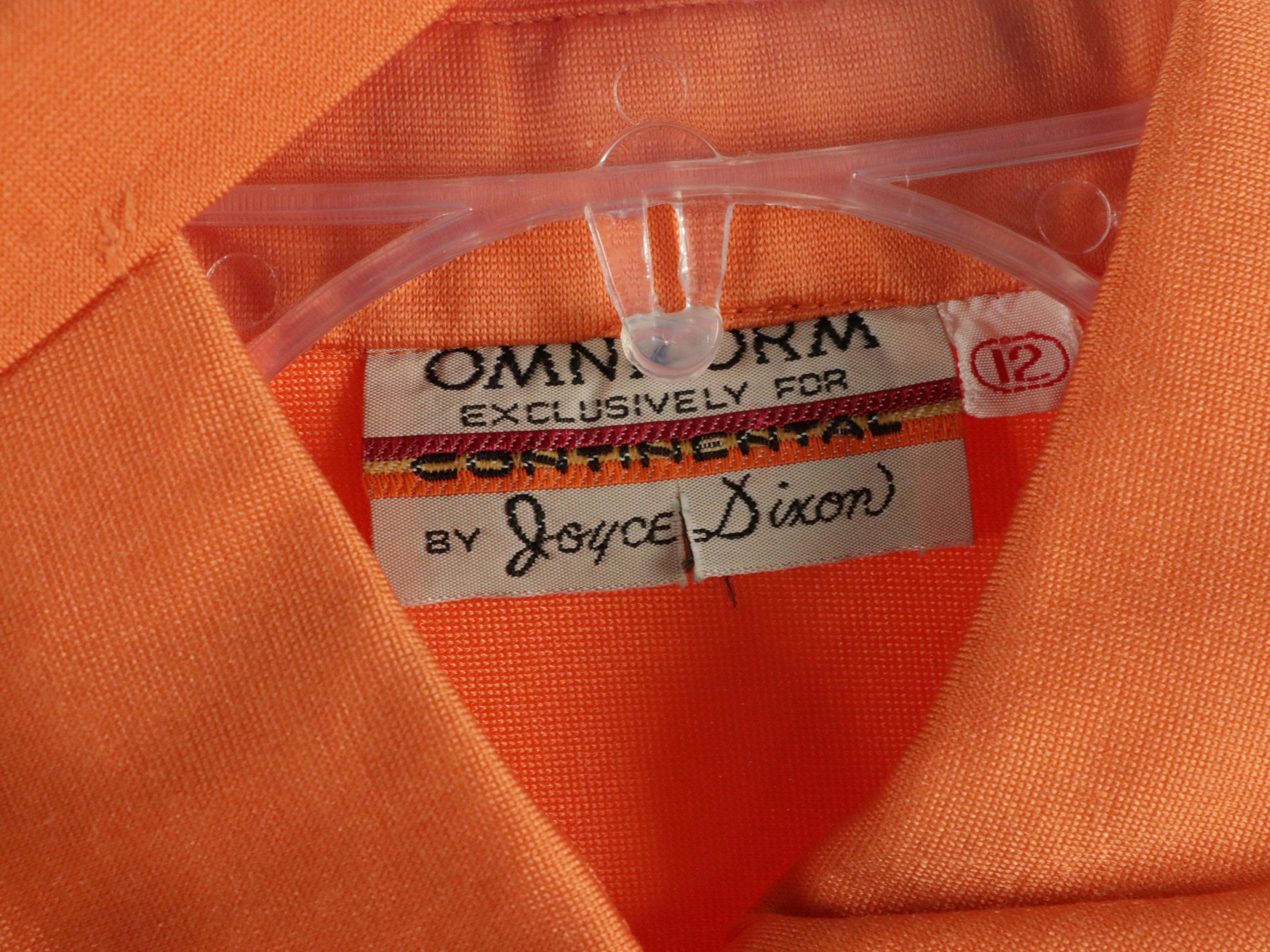 Continental by Joyce Dixon Vintage Flight Attendant Uniform Shirts & Neck Ties