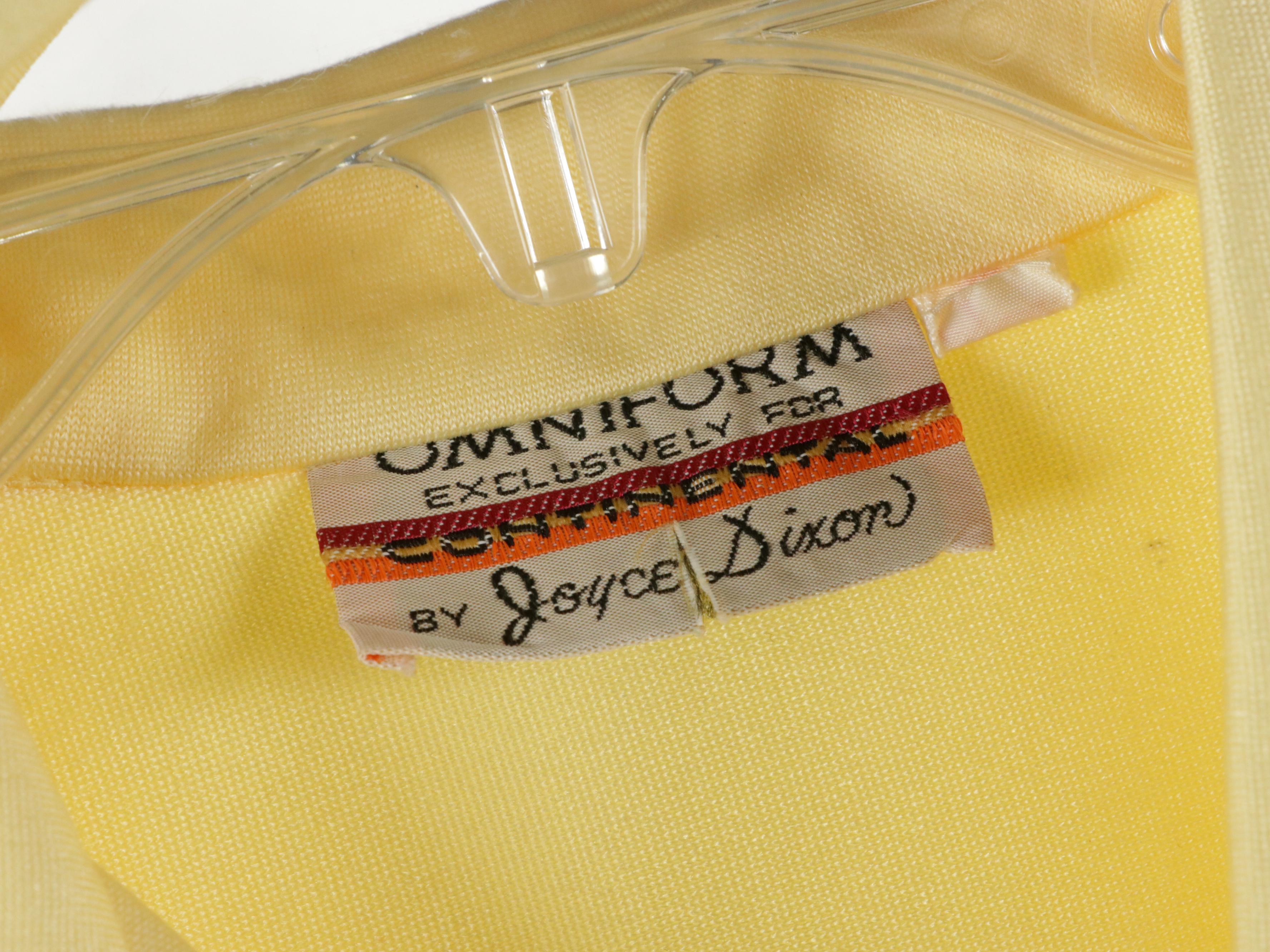 Continental by Joyce Dixon Vintage Flight Attendant Uniform Shirts & Neck Ties