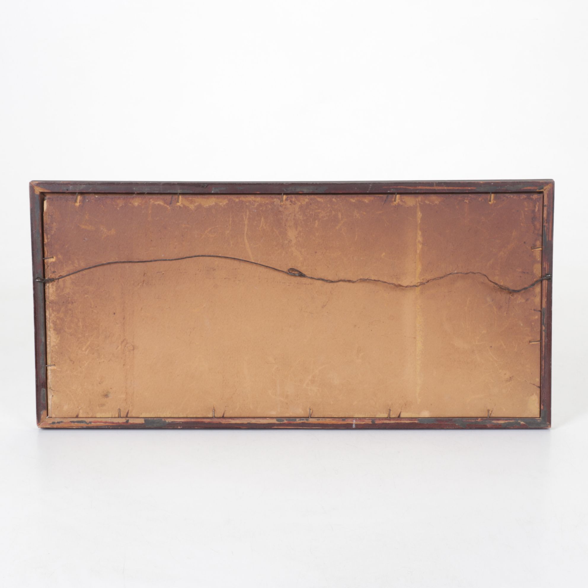 B. Warren Impressionist Watercolor Landscape Painting of a Riverbend in Autumn