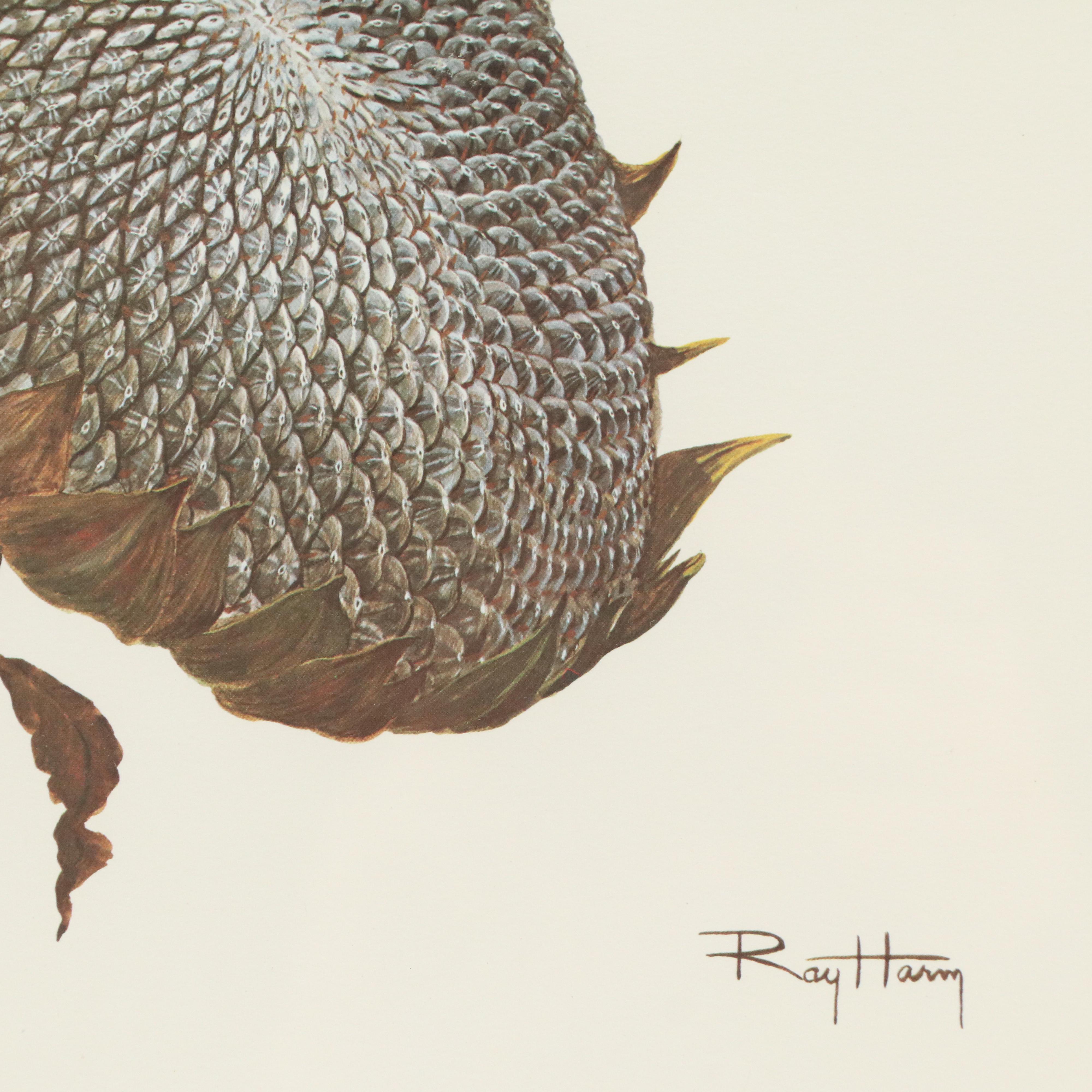 Ray Harm Offset Lithographs "Cardinal" and "Summer Tanager," Mid to Late 20th C.