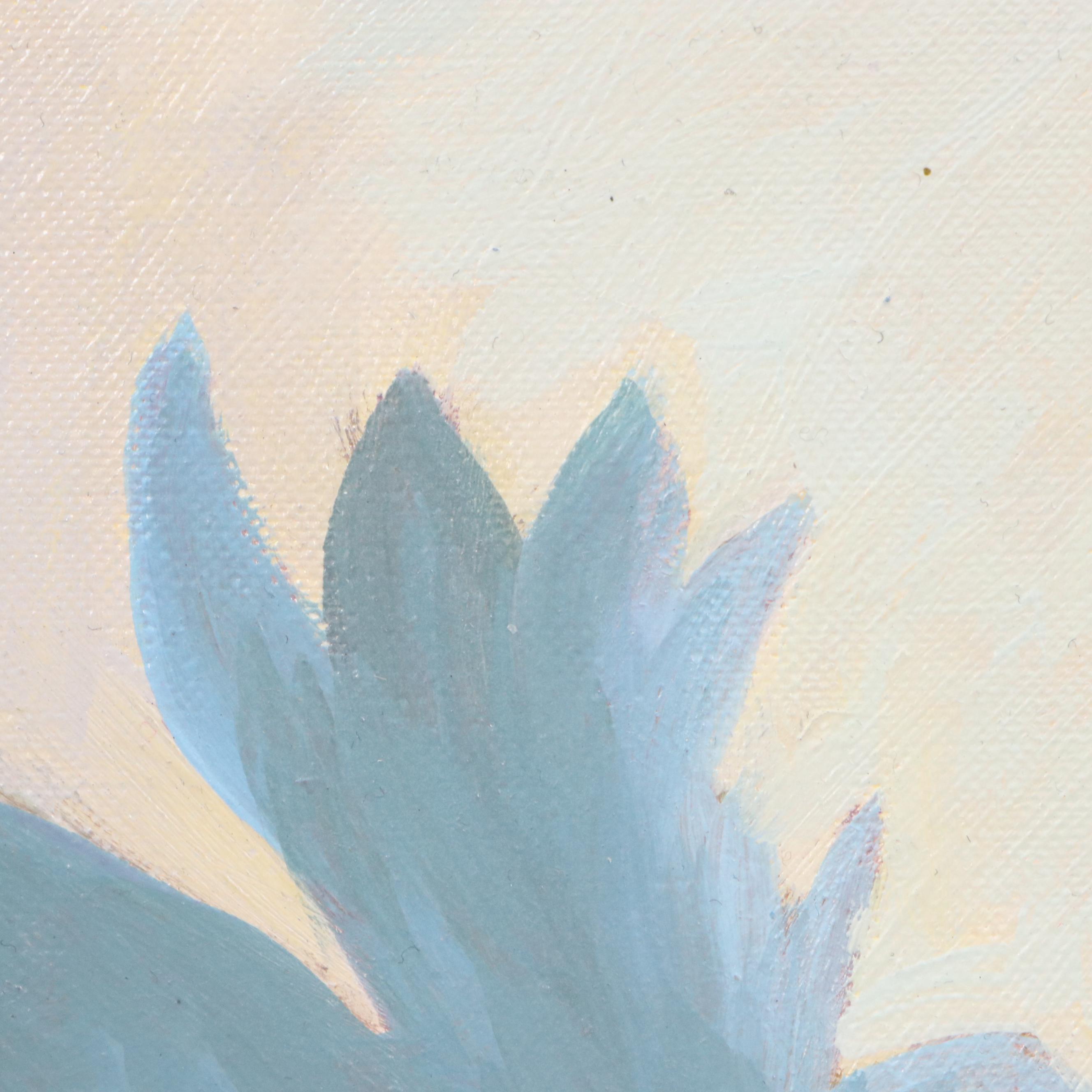 Yeliena Myk Floral Still Life Oil Painting of Sunflowers, Circa 2025