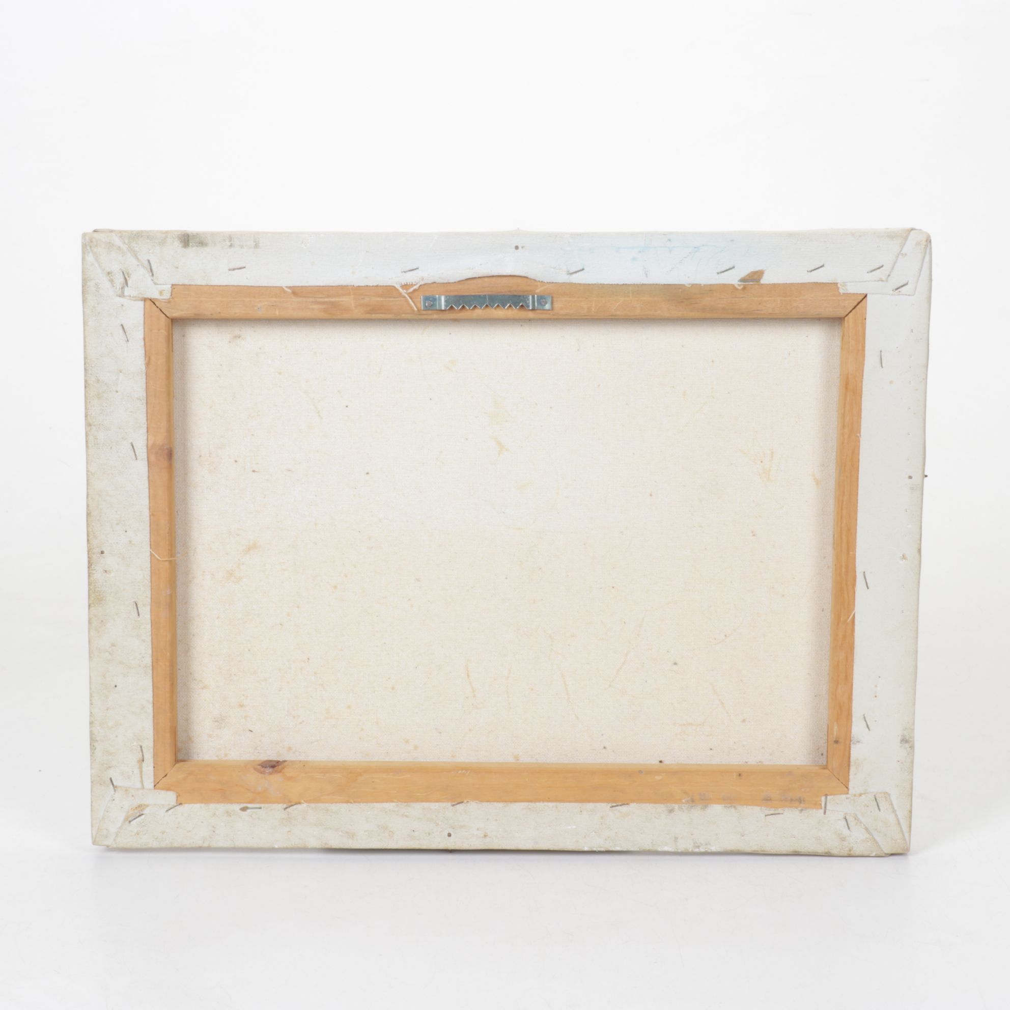 Maritime Oil Painting of Clipper Ship on Rough Seas