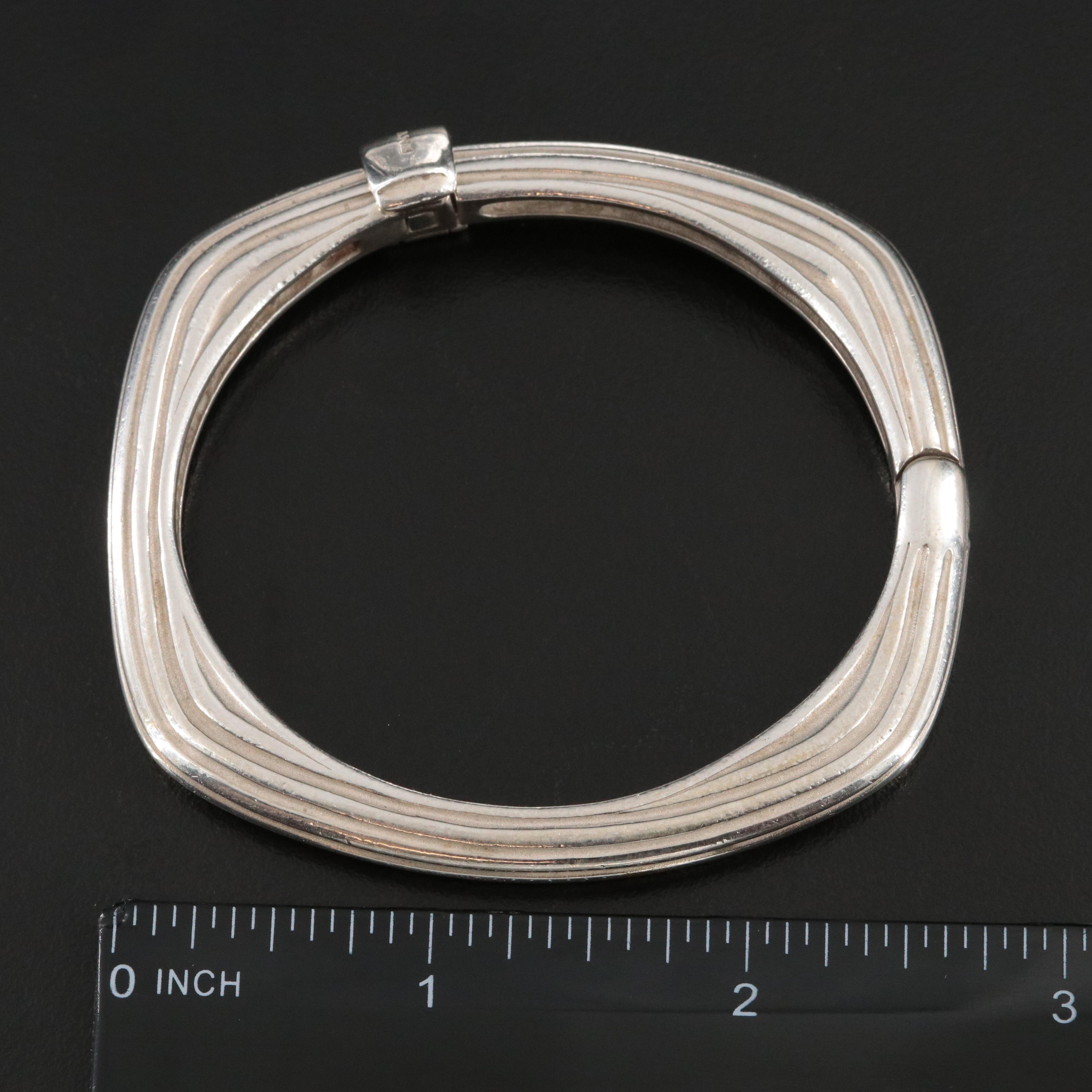 Slane & Slane Sterling Fluted Bangle