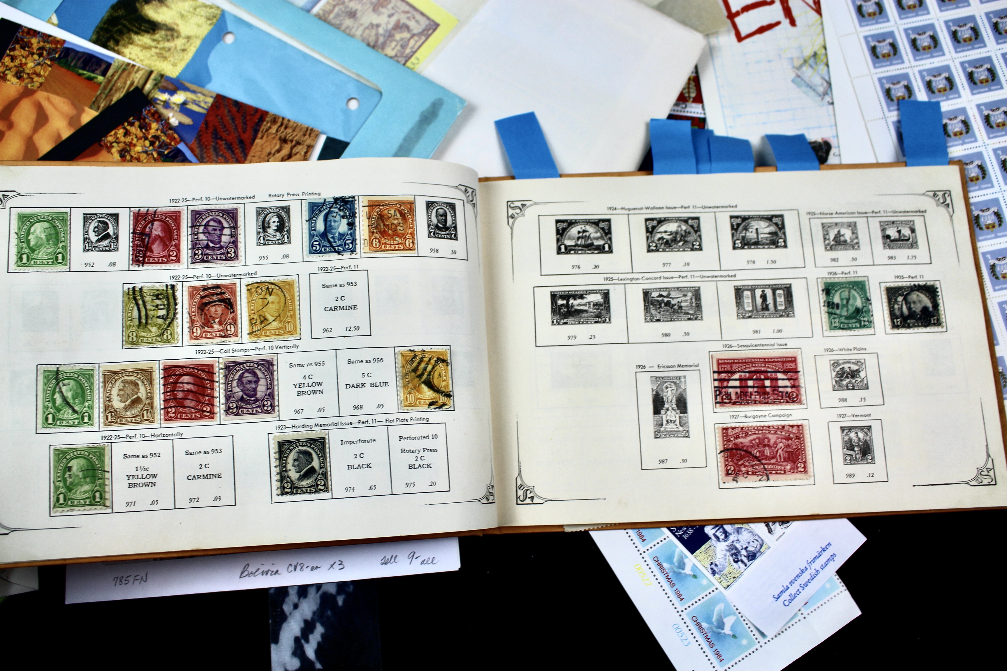14-Pound Box of Postage Stamps and Stamp Collections