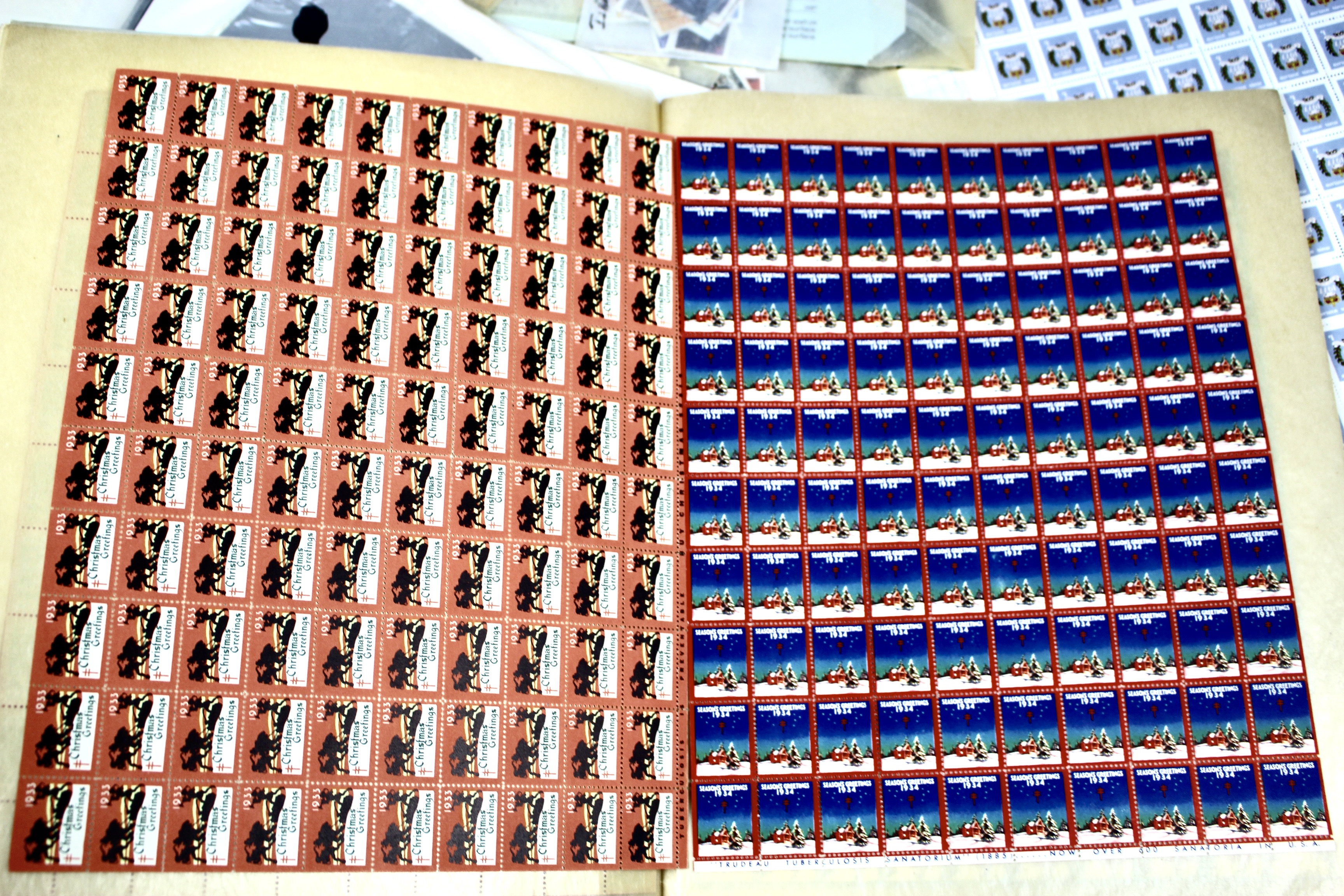 14-Pound Box of Postage Stamps and Stamp Collections