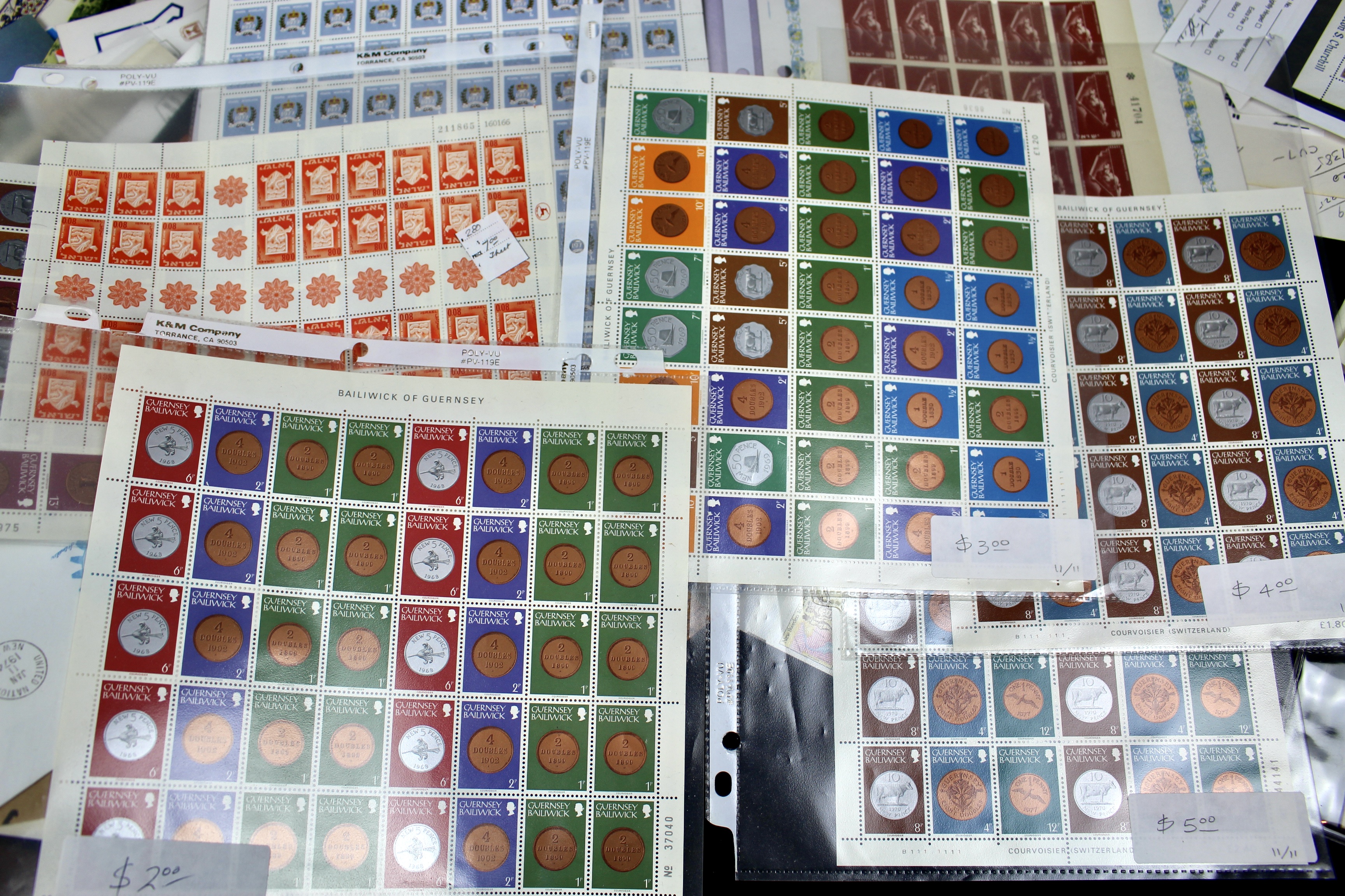 14-Pound Box of Postage Stamps and Stamp Collections