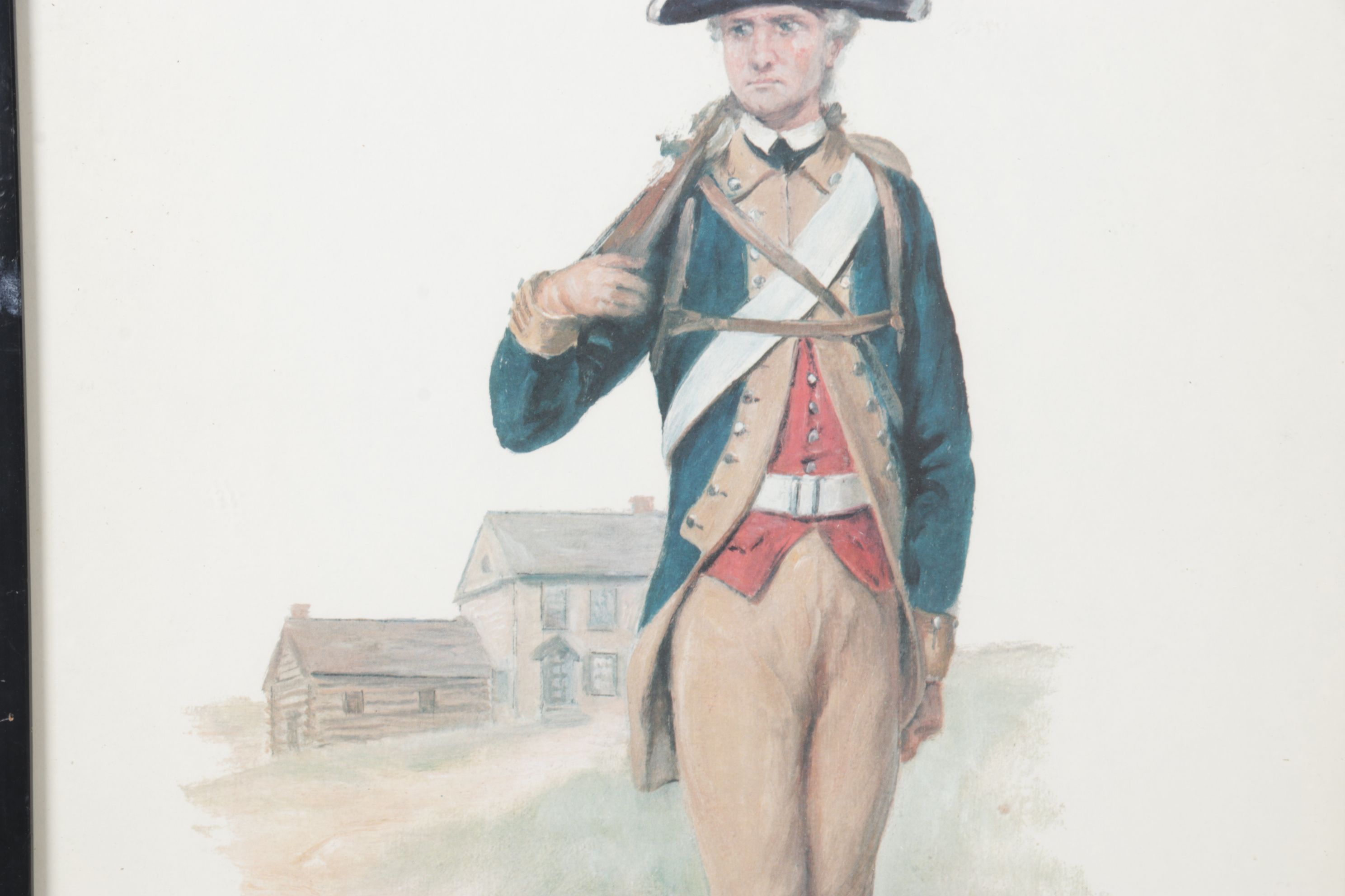 Offset Lithograph After R. Desvarreux-Larpenteur "Washington's Life Guard"