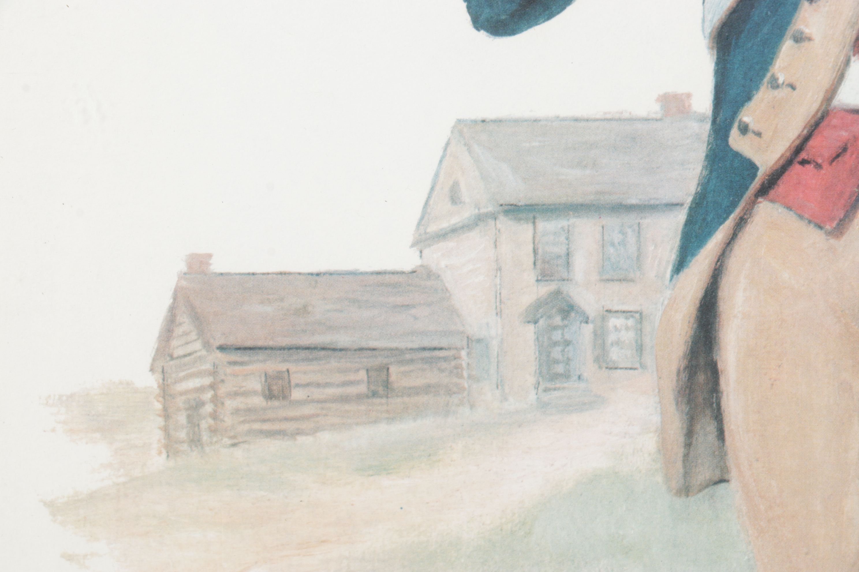 Offset Lithograph After R. Desvarreux-Larpenteur "Washington's Life Guard"