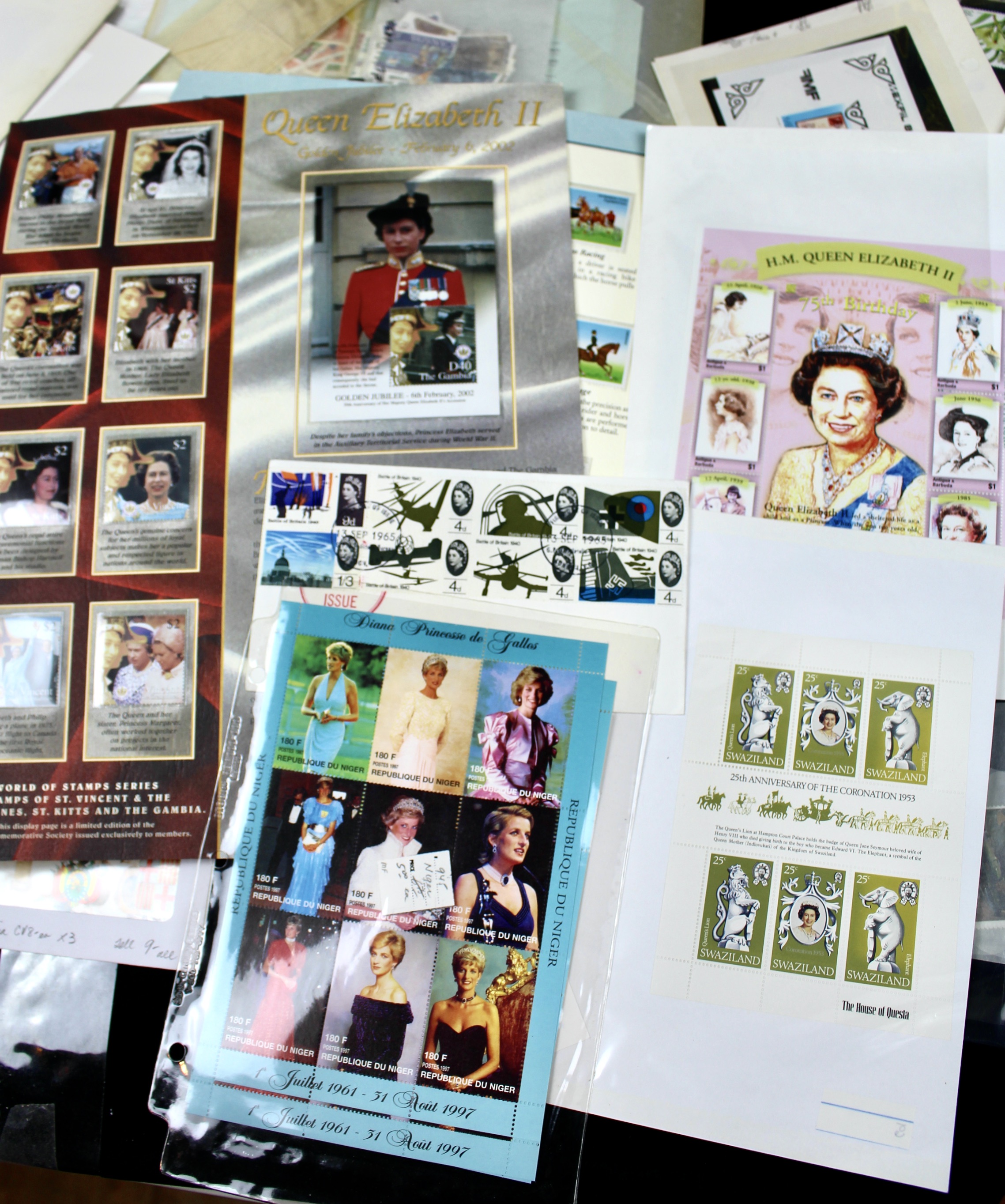 14-Pound Box of Postage Stamps and Stamp Collections