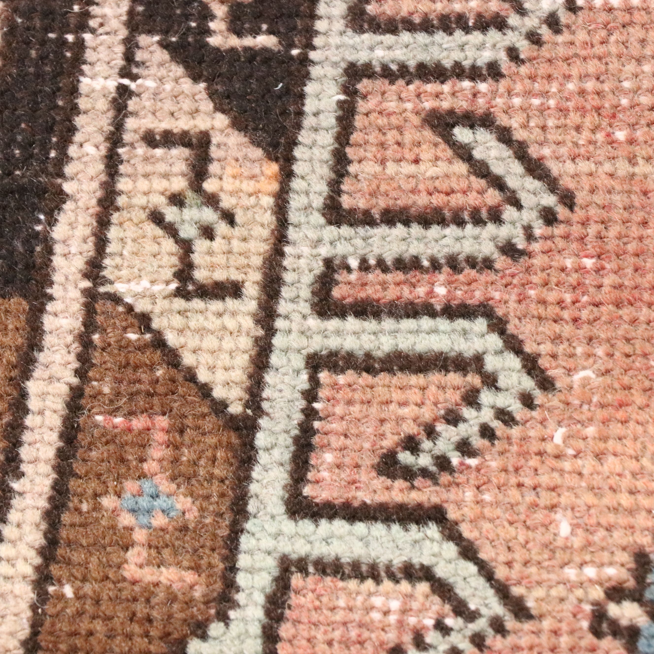 4'8 x 12'10 Hand-Knotted Persian Karaja Long Rug